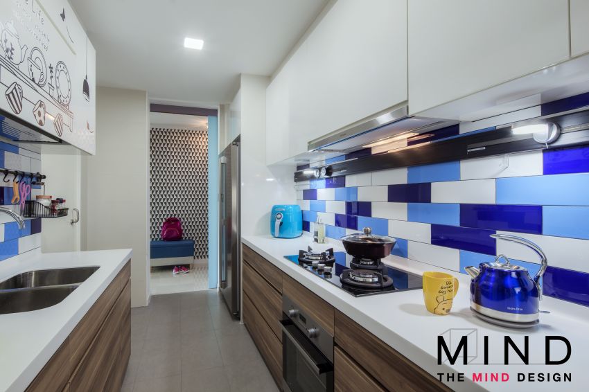 Contemporary, Eclectic, Retro Design - Kitchen - Condominium - Design by The Mind Design Pte Ltd