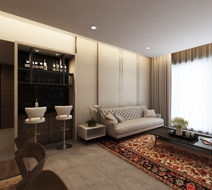 Contemporary, Modern, Scandinavian Design - Entertainment Room - Condominium - Design by The Mind Design Pte Ltd