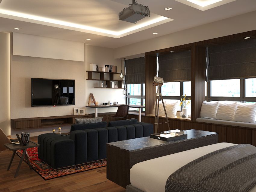 Contemporary, Modern, Scandinavian Design - Living Room - Condominium - Design by The Mind Design Pte Ltd