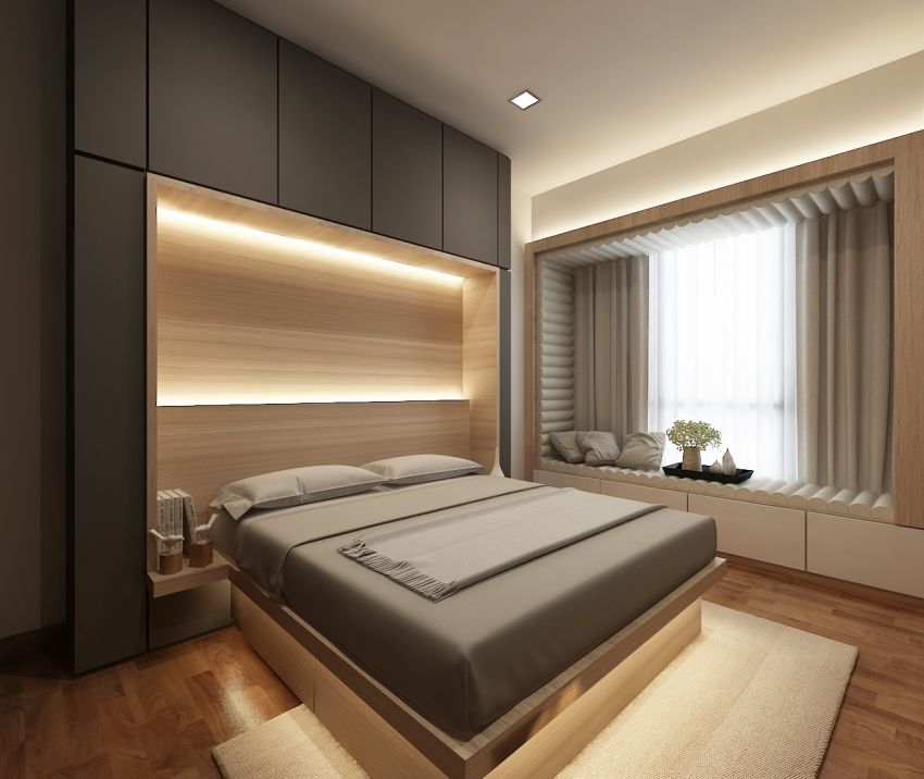 Contemporary, Modern, Scandinavian Design - Bedroom - Condominium - Design by The Mind Design Pte Ltd