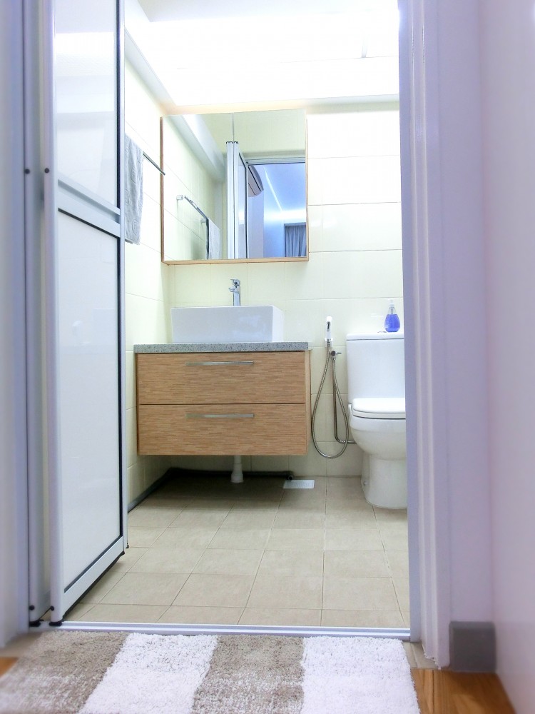 Minimalist, Modern Design - Bathroom - HDB 4 Room - Design by The Minimalist Society Pte Ltd