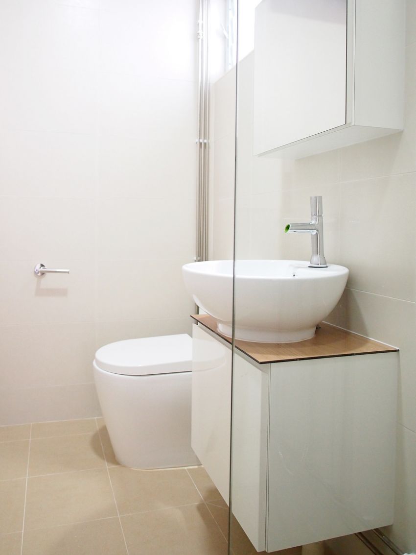 Modern, Scandinavian Design - Bathroom - HDB 5 Room - Design by The Minimalist Society Pte Ltd