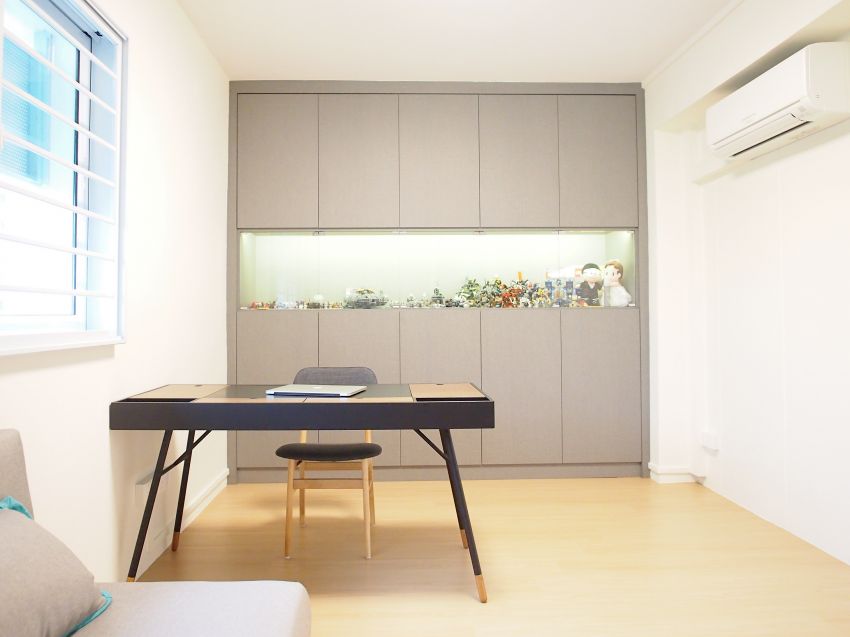 Modern, Scandinavian Design - Study Room - HDB 5 Room - Design by The Minimalist Society Pte Ltd