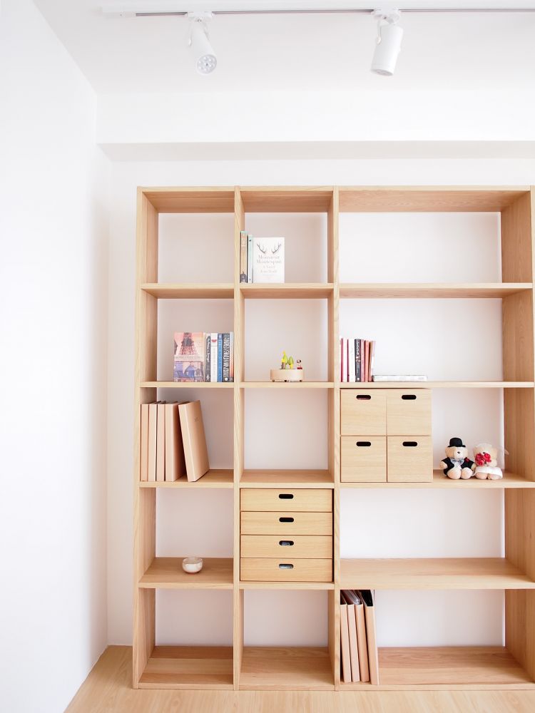 Minimalist, Scandinavian Design - Study Room - HDB 5 Room - Design by The Minimalist Society Pte Ltd