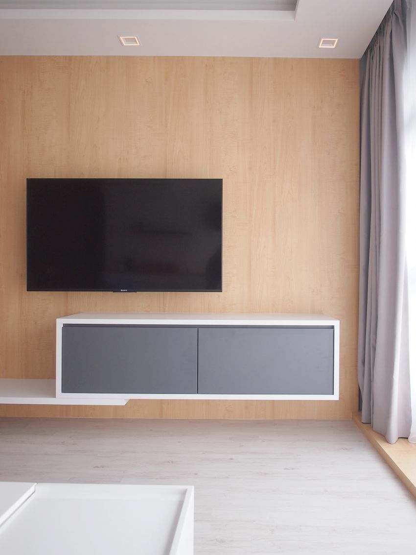 Minimalist, Scandinavian Design - Entertainment Room - HDB 5 Room - Design by The Minimalist Society Pte Ltd
