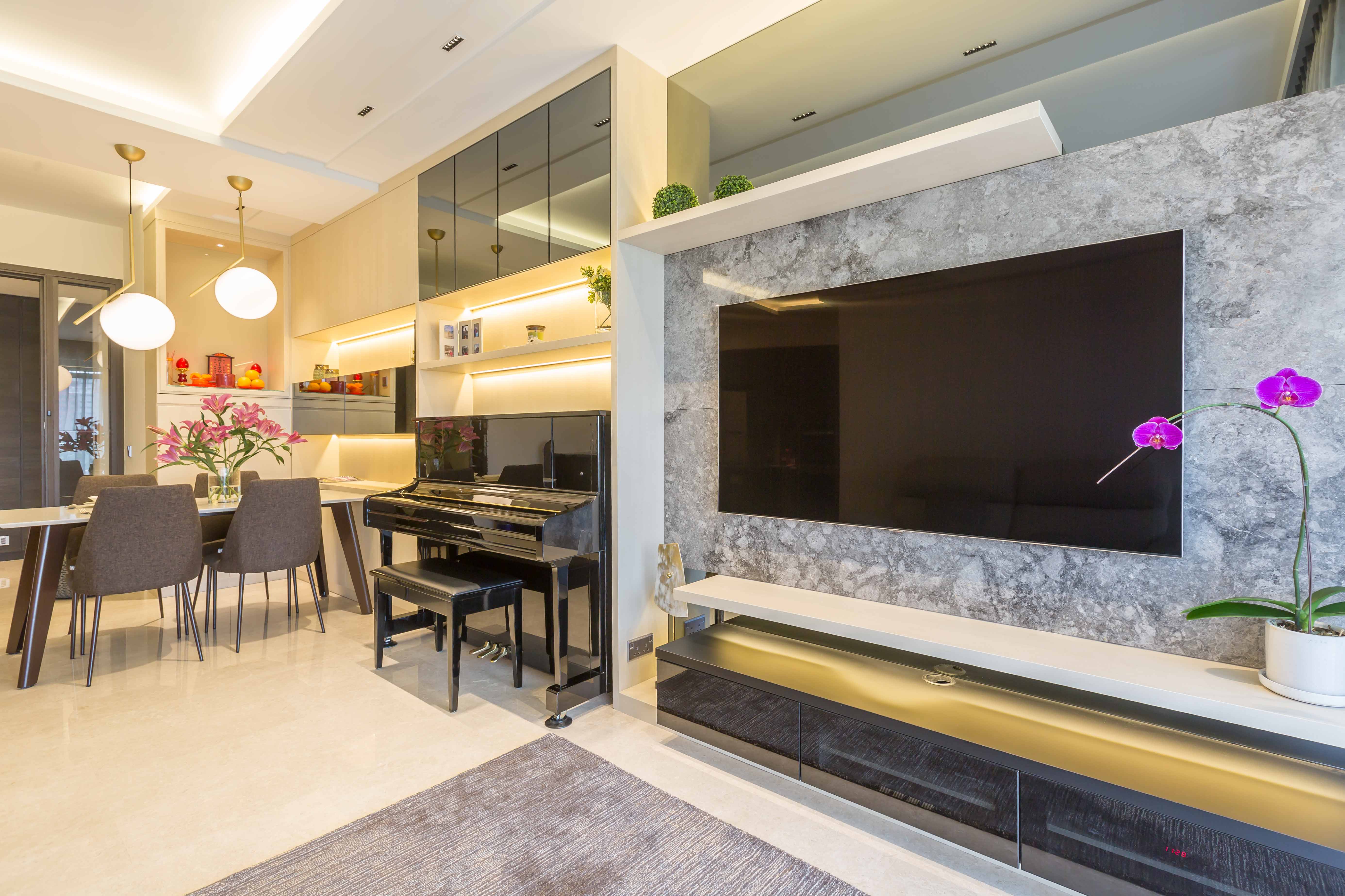 Contemporary, Modern Design - Living Room - Condominium - Design by The Orange Cube Pte Ltd