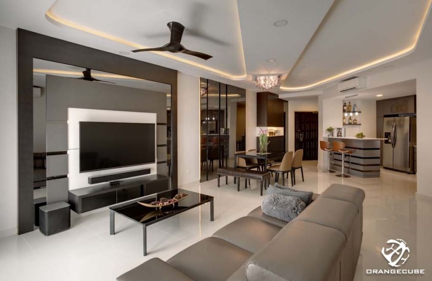 Contemporary, Modern Design - Living Room - Condominium - Design by The Orange Cube Pte Ltd