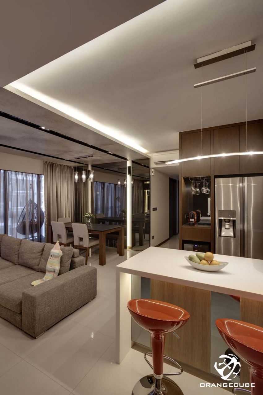 Contemporary, Modern Design - Dining Room - Condominium - Design by The Orange Cube Pte Ltd