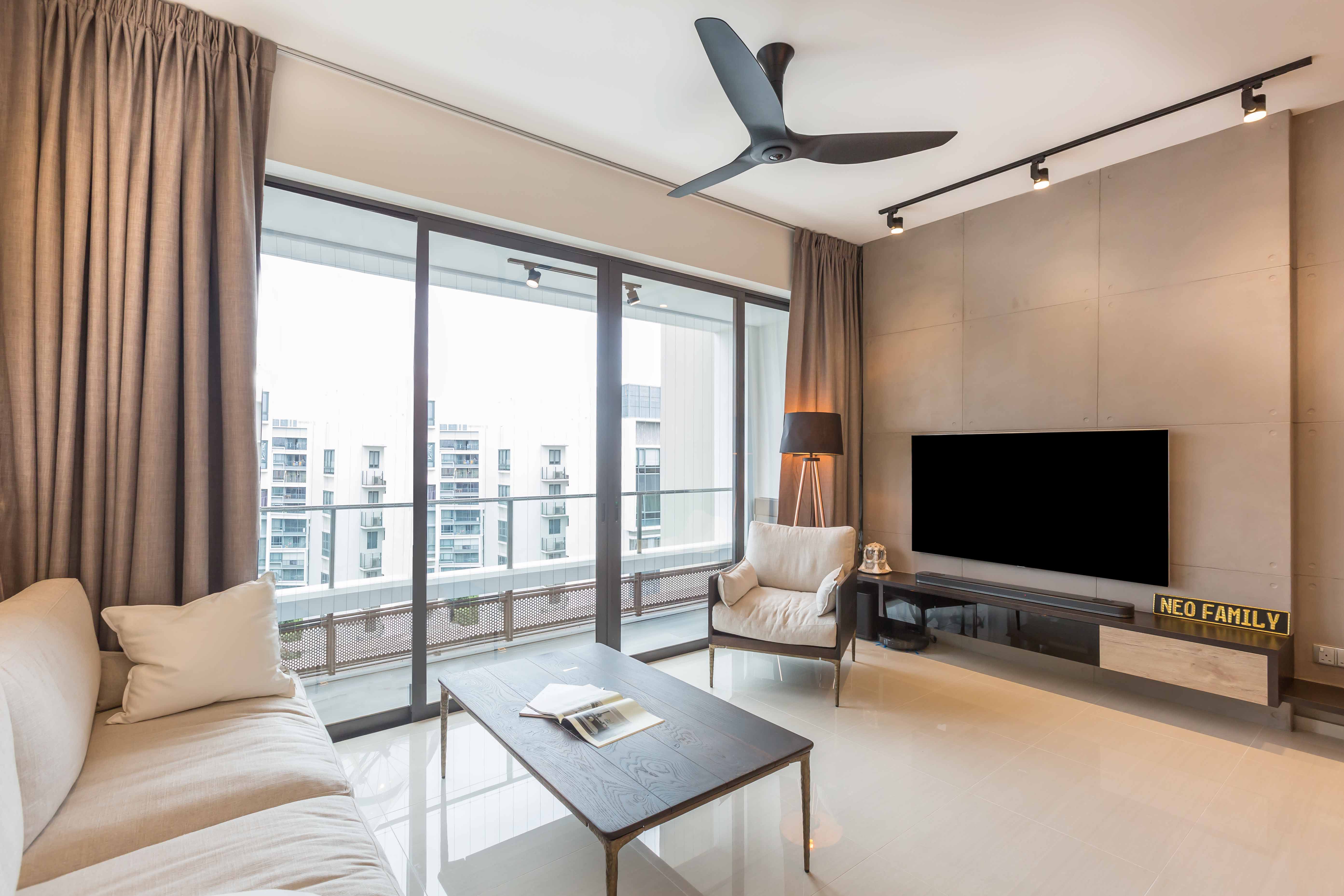 Industrial, Modern Design - Living Room - Condominium - Design by The Orange Cube Pte Ltd