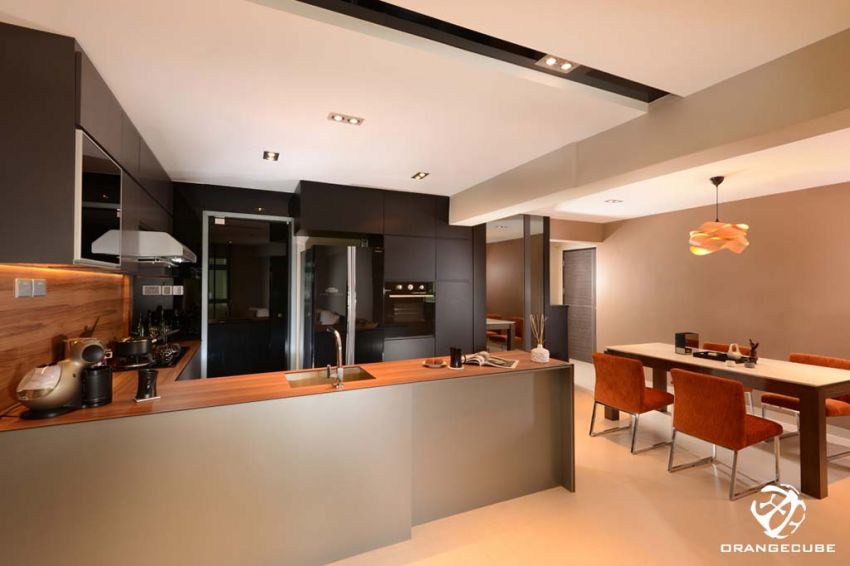 Contemporary, Modern Design - Dining Room - HDB 4 Room - Design by The Orange Cube Pte Ltd