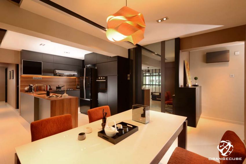 Contemporary, Modern Design - Dining Room - HDB 4 Room - Design by The Orange Cube Pte Ltd