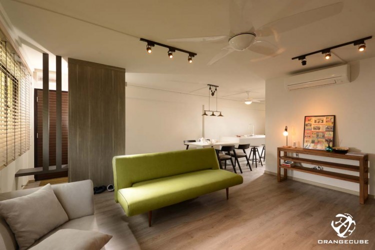 Minimalist, Scandinavian Design - Living Room - HDB 4 Room - Design by The Orange Cube Pte Ltd