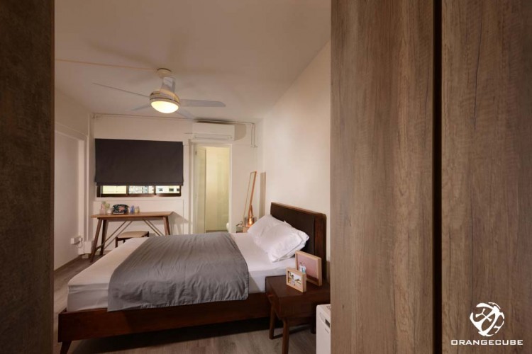Minimalist, Scandinavian Design - Bedroom - HDB 4 Room - Design by The Orange Cube Pte Ltd