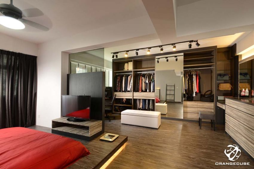 Industrial, Scandinavian Design - Bedroom - HDB 5 Room - Design by The Orange Cube Pte Ltd