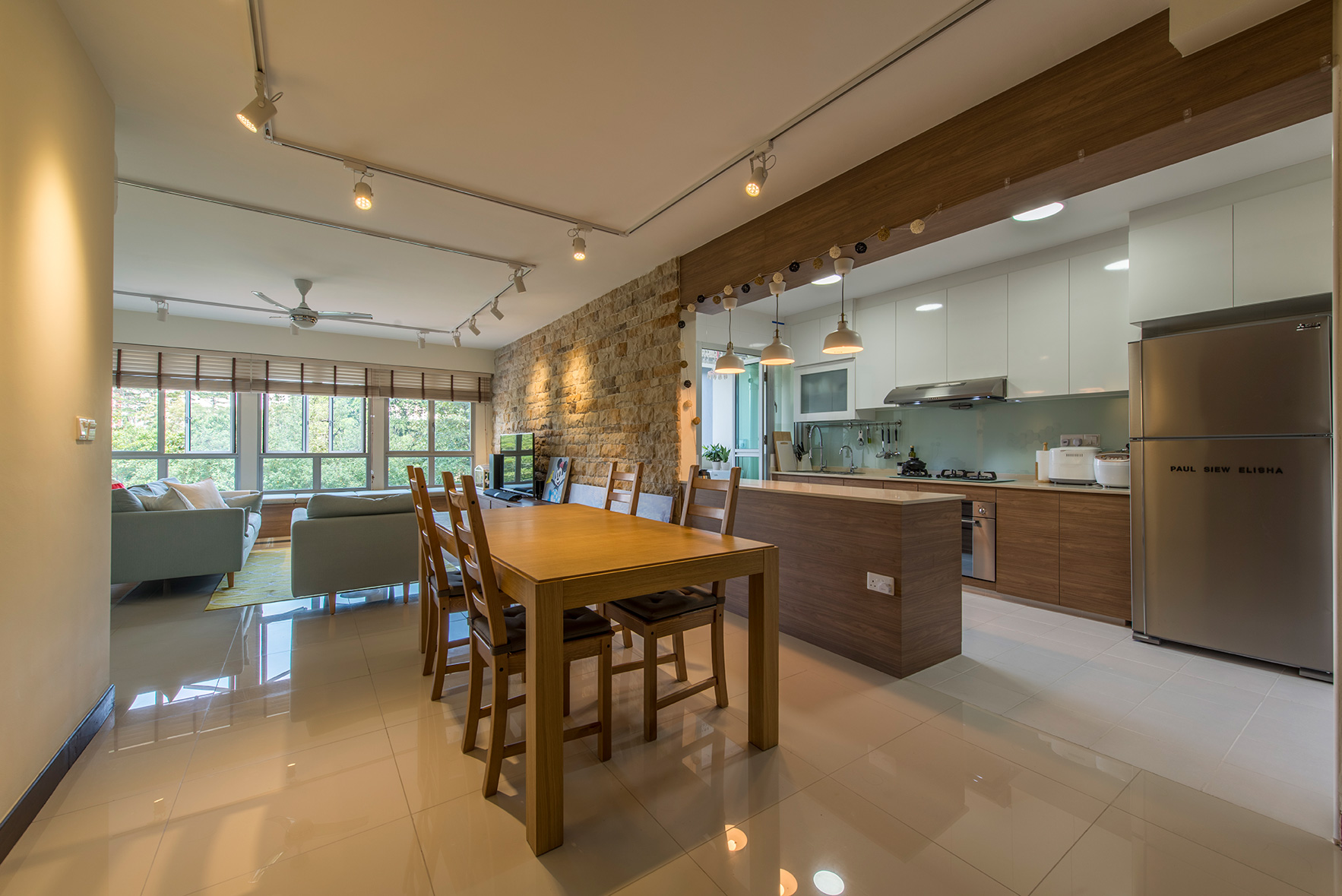 Country Design - Dining Room - HDB 4 Room - Design by TBG Interior Design