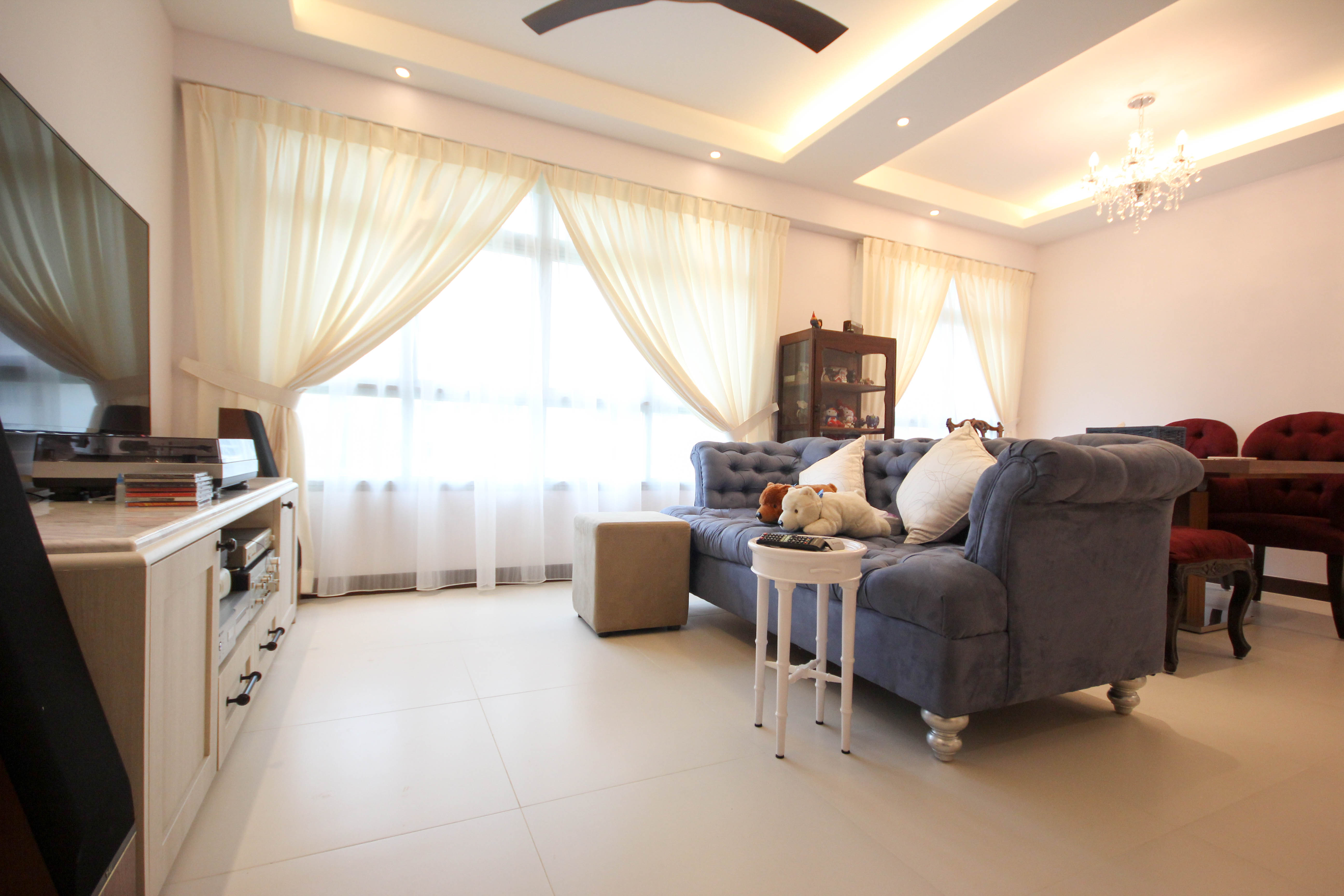 Classical, Country Design - Living Room - HDB 5 Room - Design by TBG Interior Design