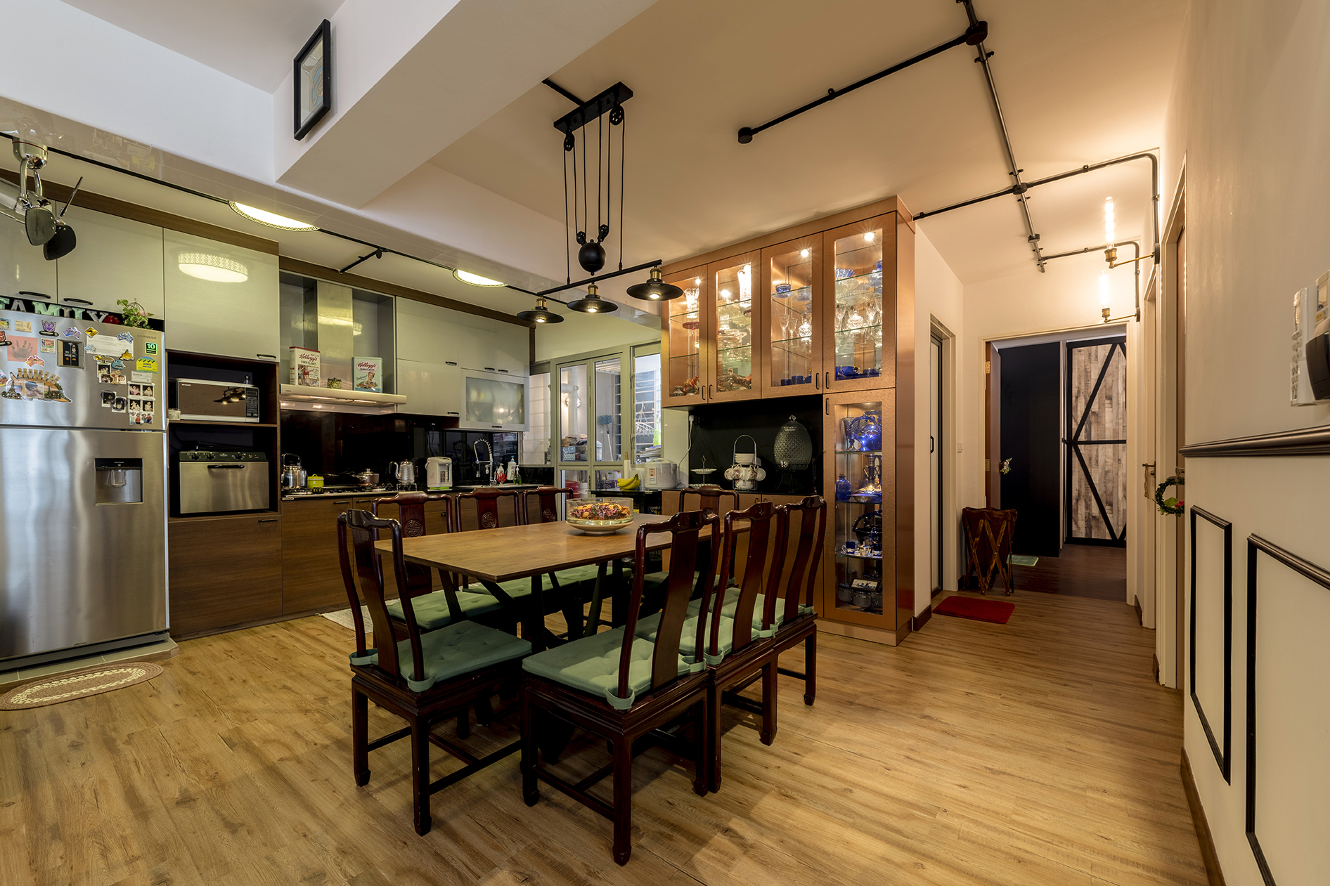 Contemporary, Eclectic, Vintage Design - Dining Room -  - Design by TBG Interior Design