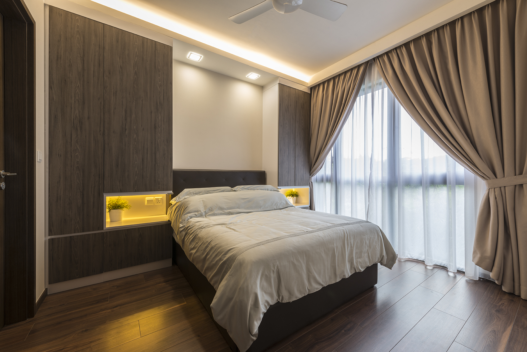 Modern, Resort, Scandinavian Design - Bedroom - Condominium - Design by TBG Interior Design