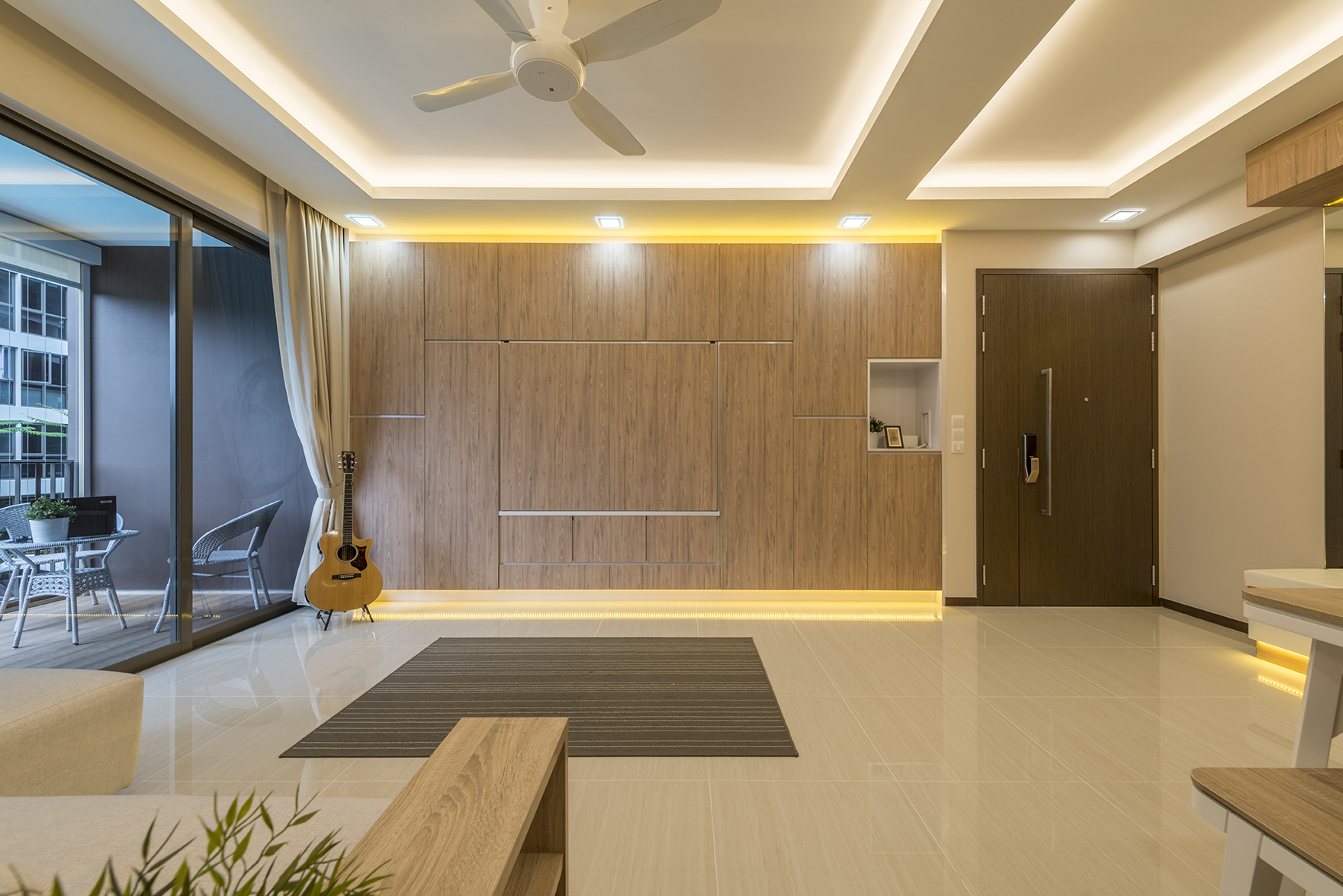 Modern, Resort, Scandinavian Design - Living Room - Condominium - Design by TBG Interior Design