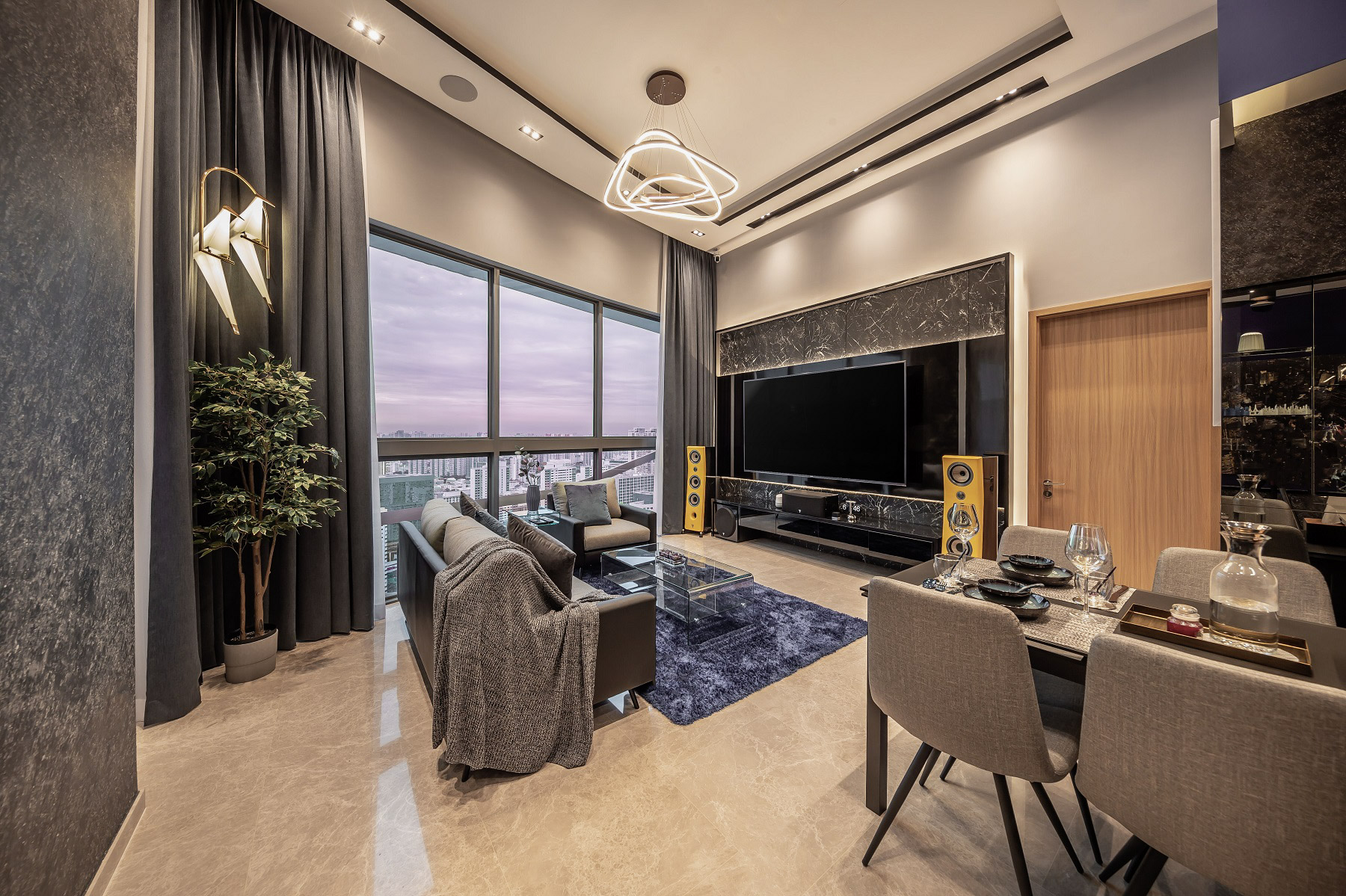 Contemporary, Modern Design - Living Room - Condominium - Design by TBG Interior Design