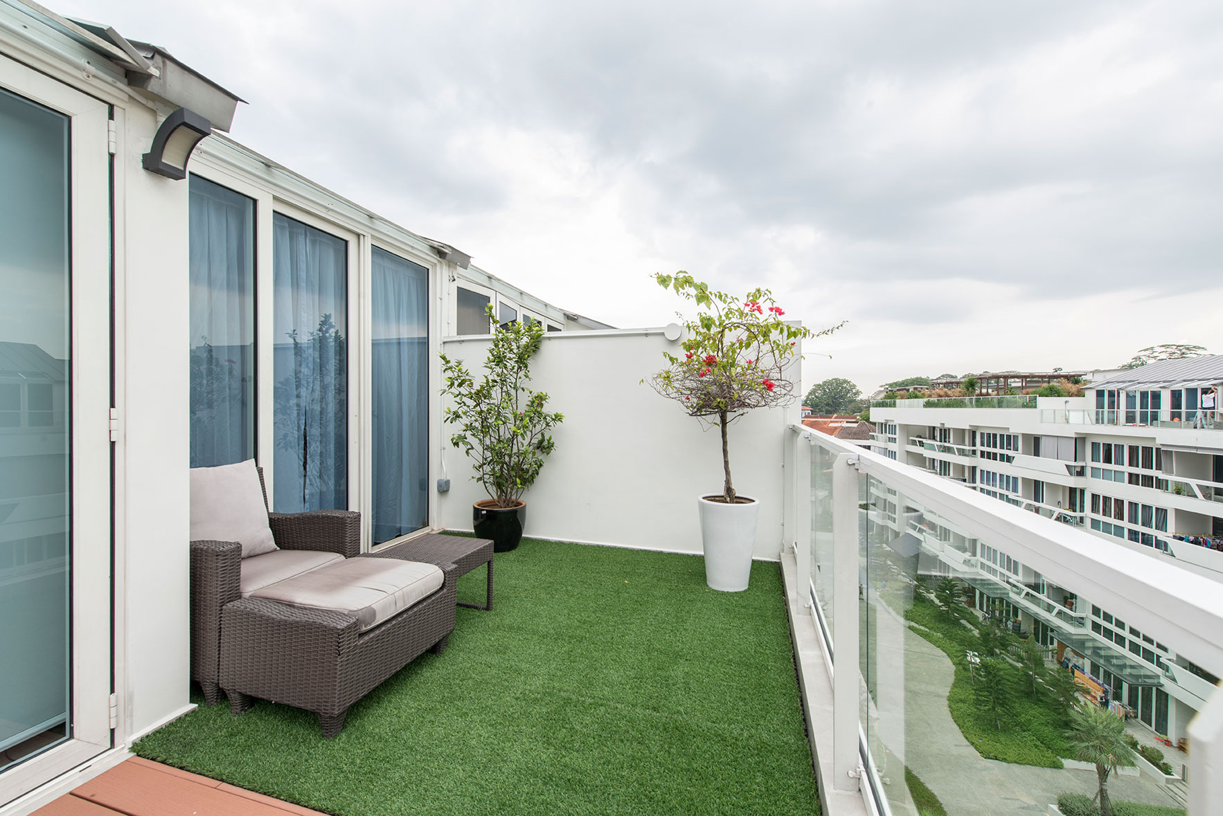 Contemporary, Eclectic Design - Balcony - Condominium - Design by TBG Interior Design