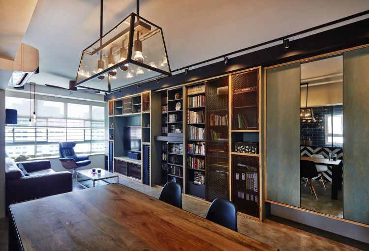 Contemporary, Modern Design - Living Room - HDB 5 Room - Design by Third Avenue Studio