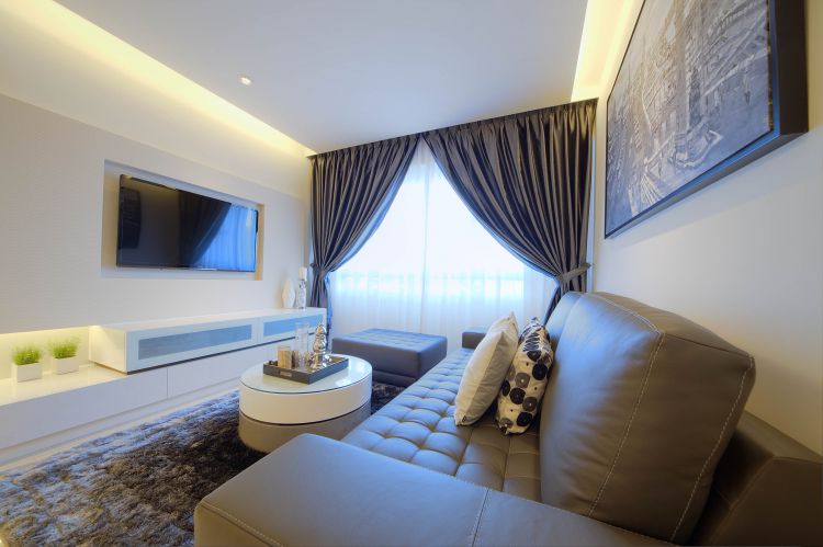 Contemporary, Modern Design - Living Room - HDB 4 Room - Design by Thom Signature Pte Ltd
