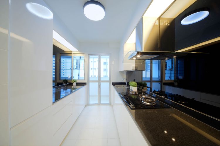 Contemporary, Modern Design - Kitchen - HDB 4 Room - Design by Thom Signature Pte Ltd