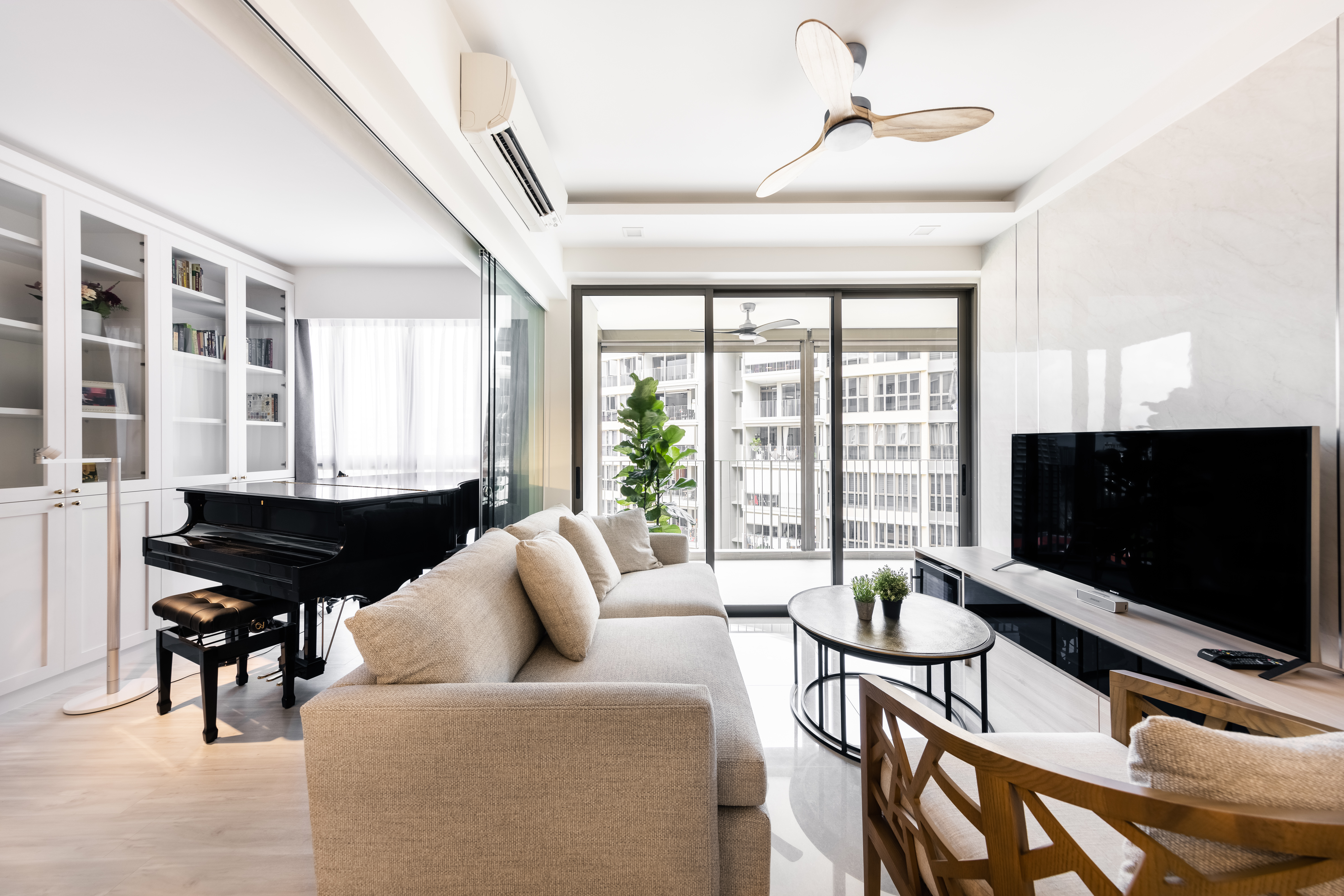 Minimalist Design - Living Room - Condominium - Design by U-Home Interior Design Pte Ltd