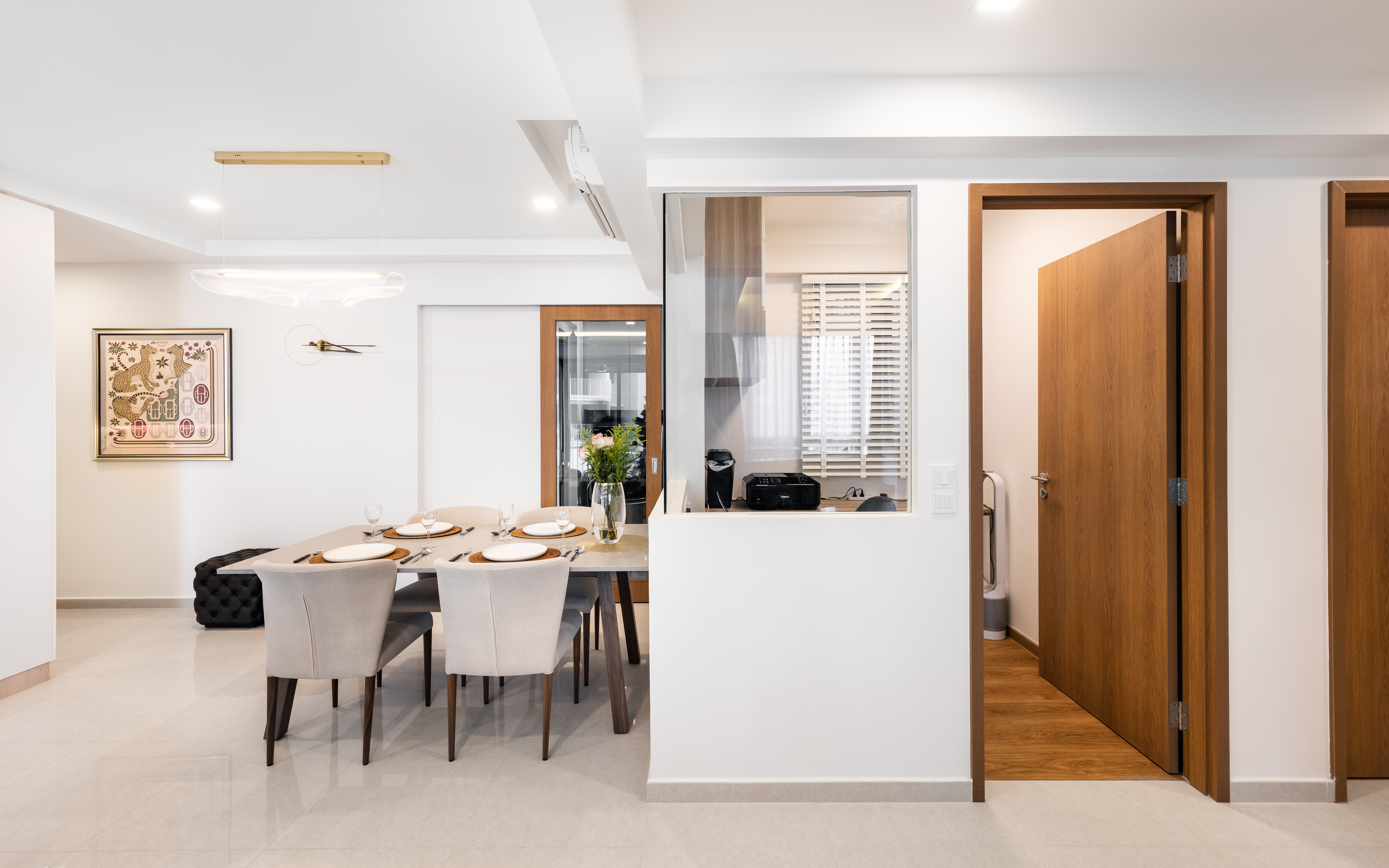 Minimalist Design - Dining Room - Condominium - Design by U-Home Interior Design Pte Ltd