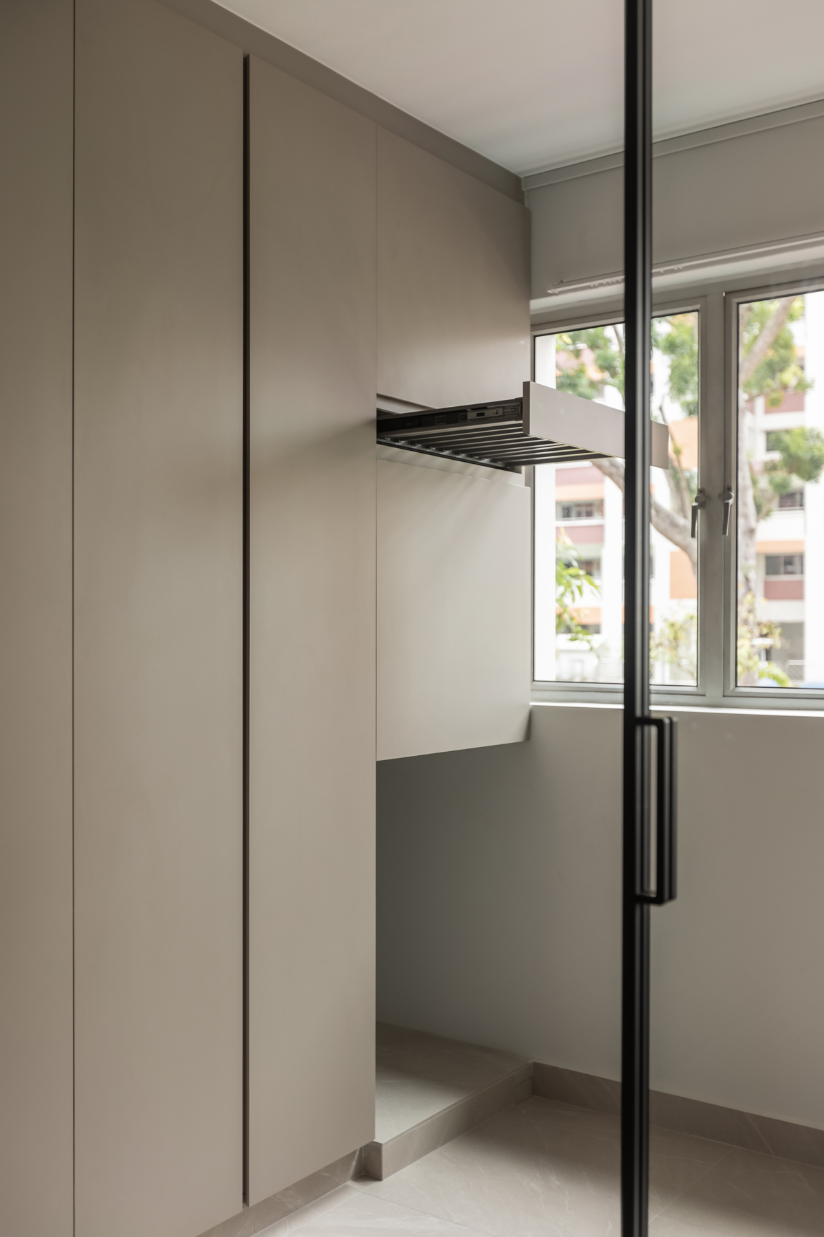 Contemporary, Modern Design - Balcony - HDB Executive Apartment - Design by U-Home Interior Design Pte Ltd