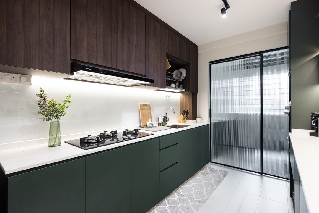 Scandinavian Design - Kitchen - HDB 5 Room - Design by U-Home Interior Design Pte Ltd