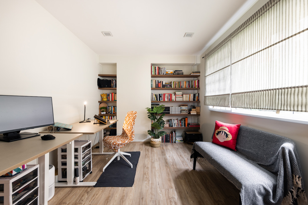Scandinavian Design - Study Room - HDB 5 Room - Design by U-Home Interior Design Pte Ltd