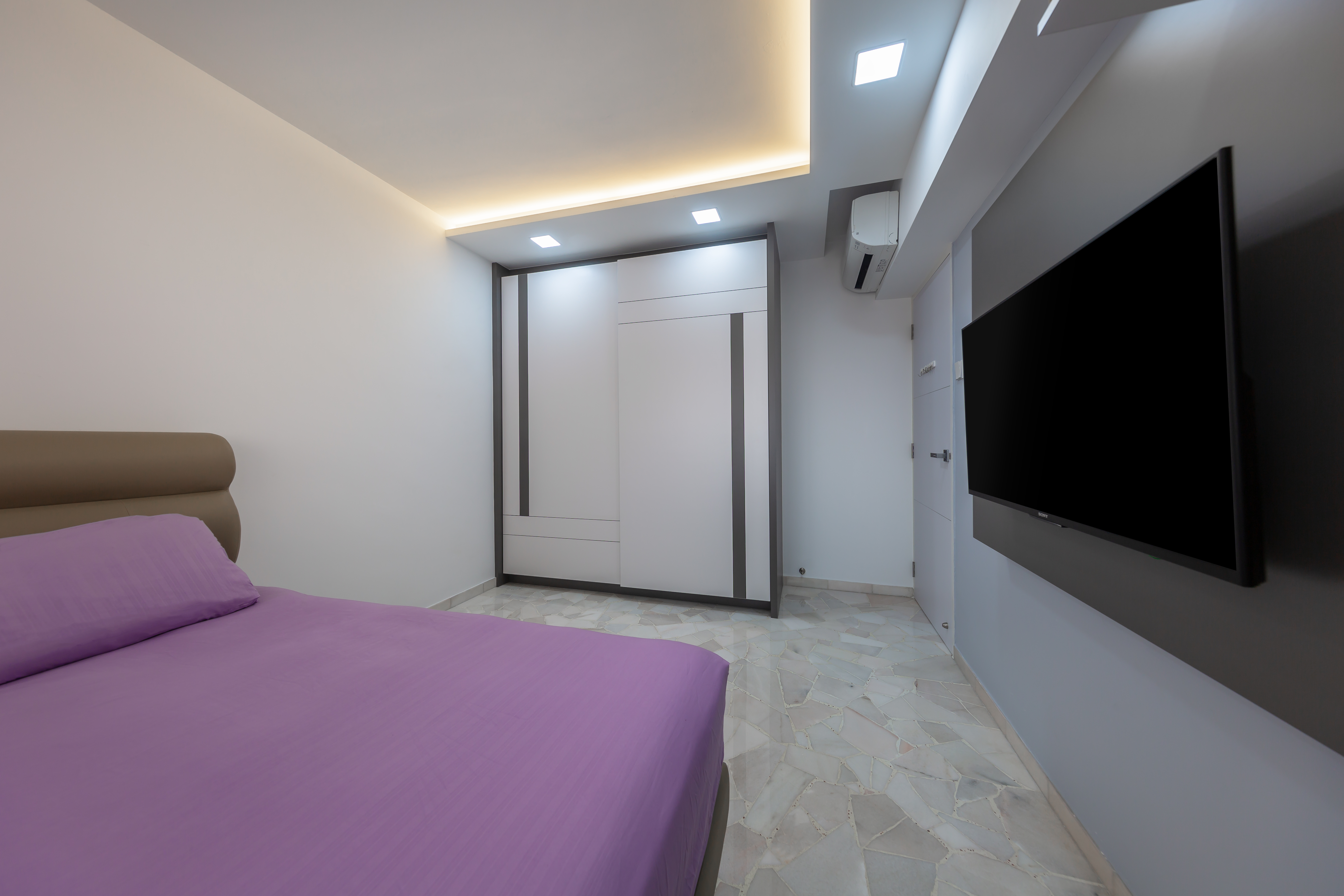  Design - Bedroom - HDB 4 Room - Design by U-Home Interior Design Pte Ltd