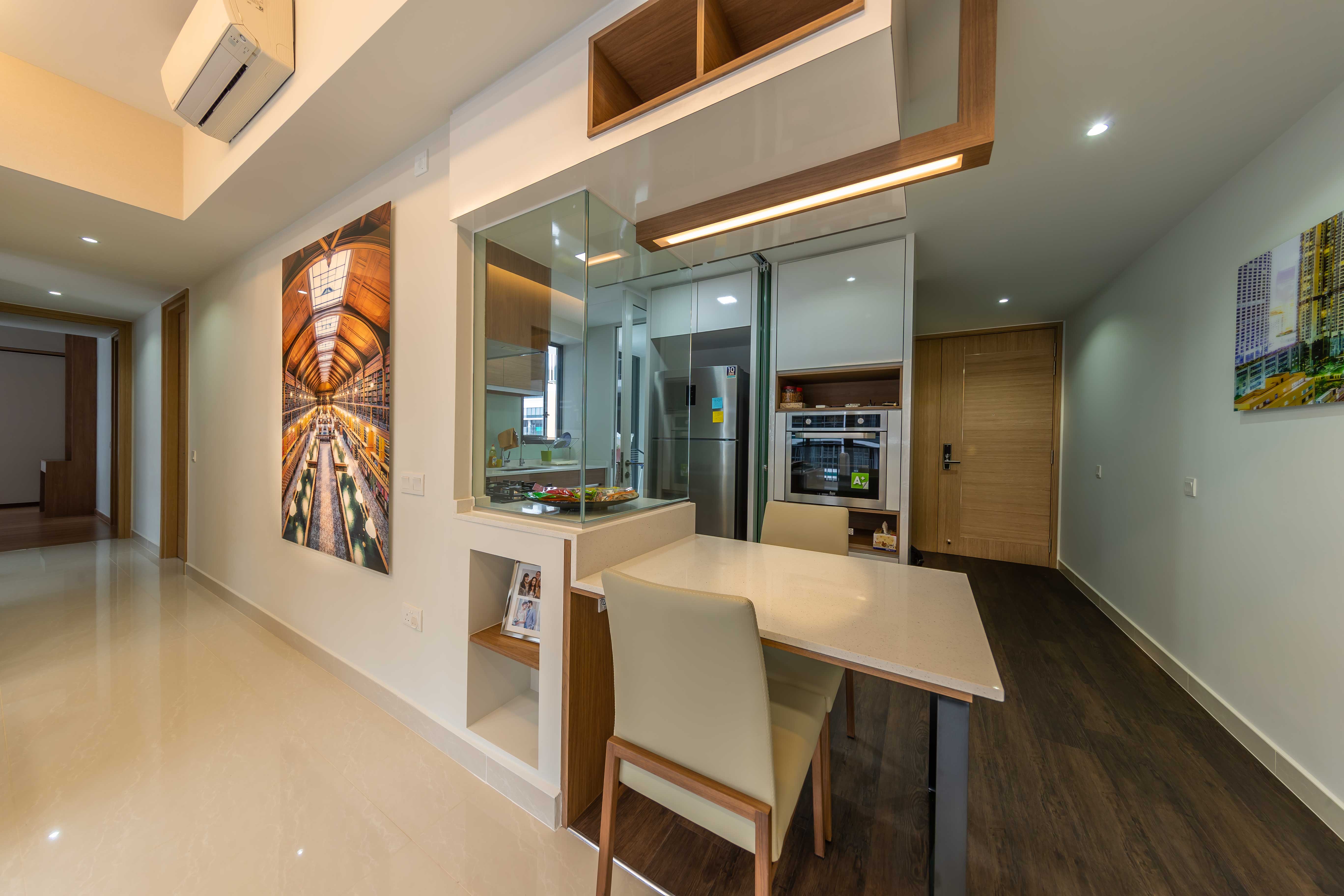 Modern Design - Dining Room - Condominium - Design by U-Home Interior Design Pte Ltd