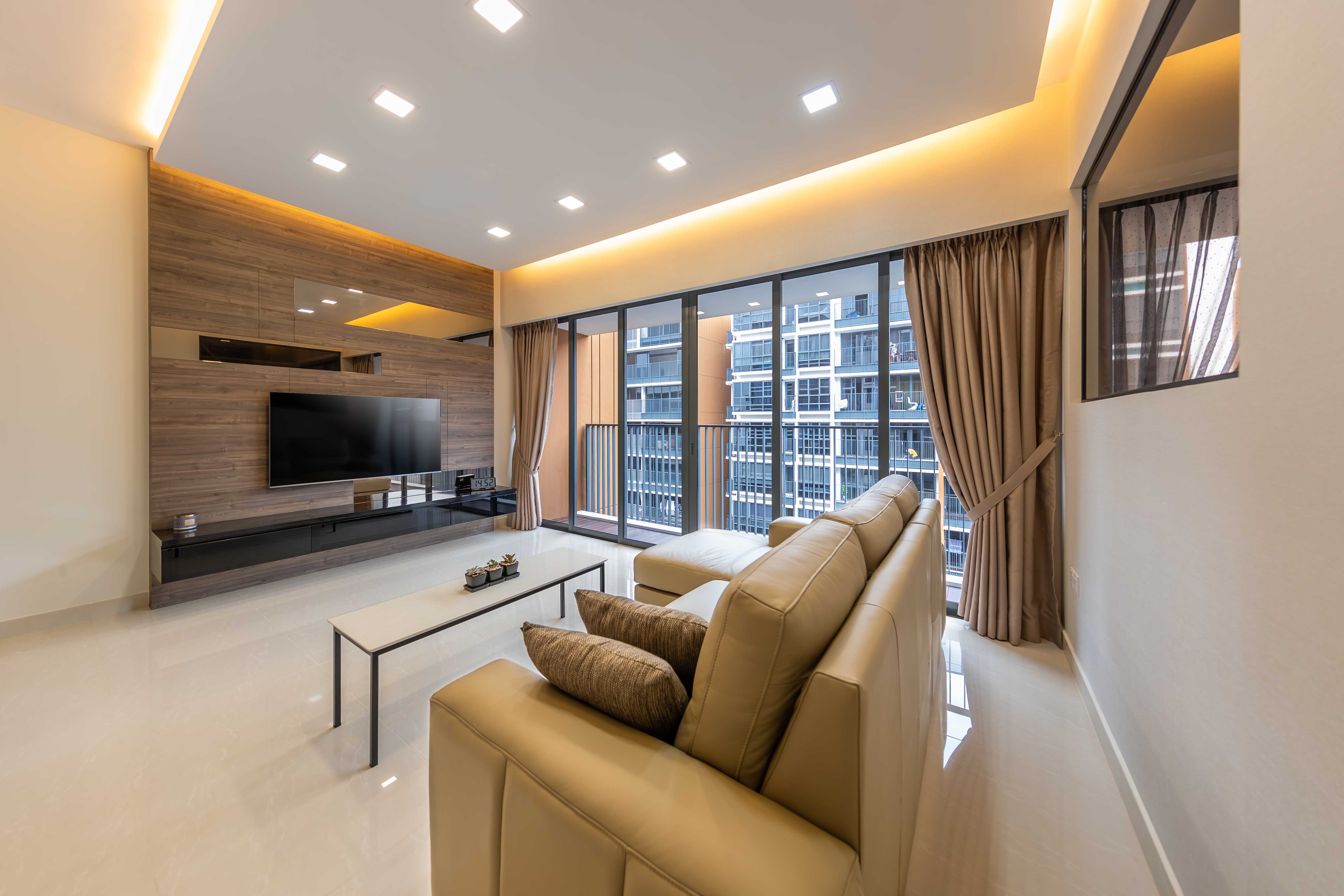 Modern Design - Living Room - Condominium - Design by U-Home Interior Design Pte Ltd