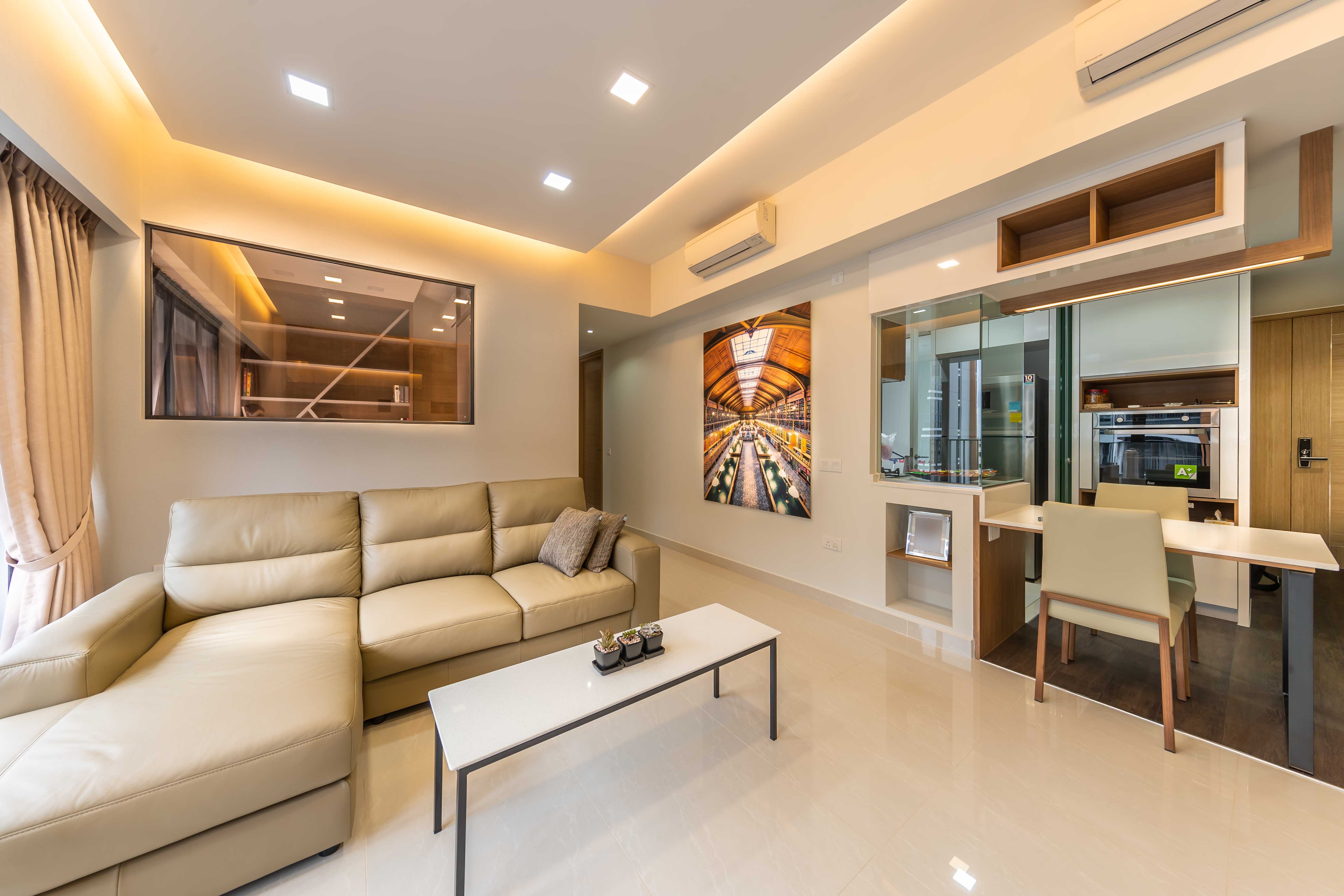 Modern Design - Living Room - Condominium - Design by U-Home Interior Design Pte Ltd