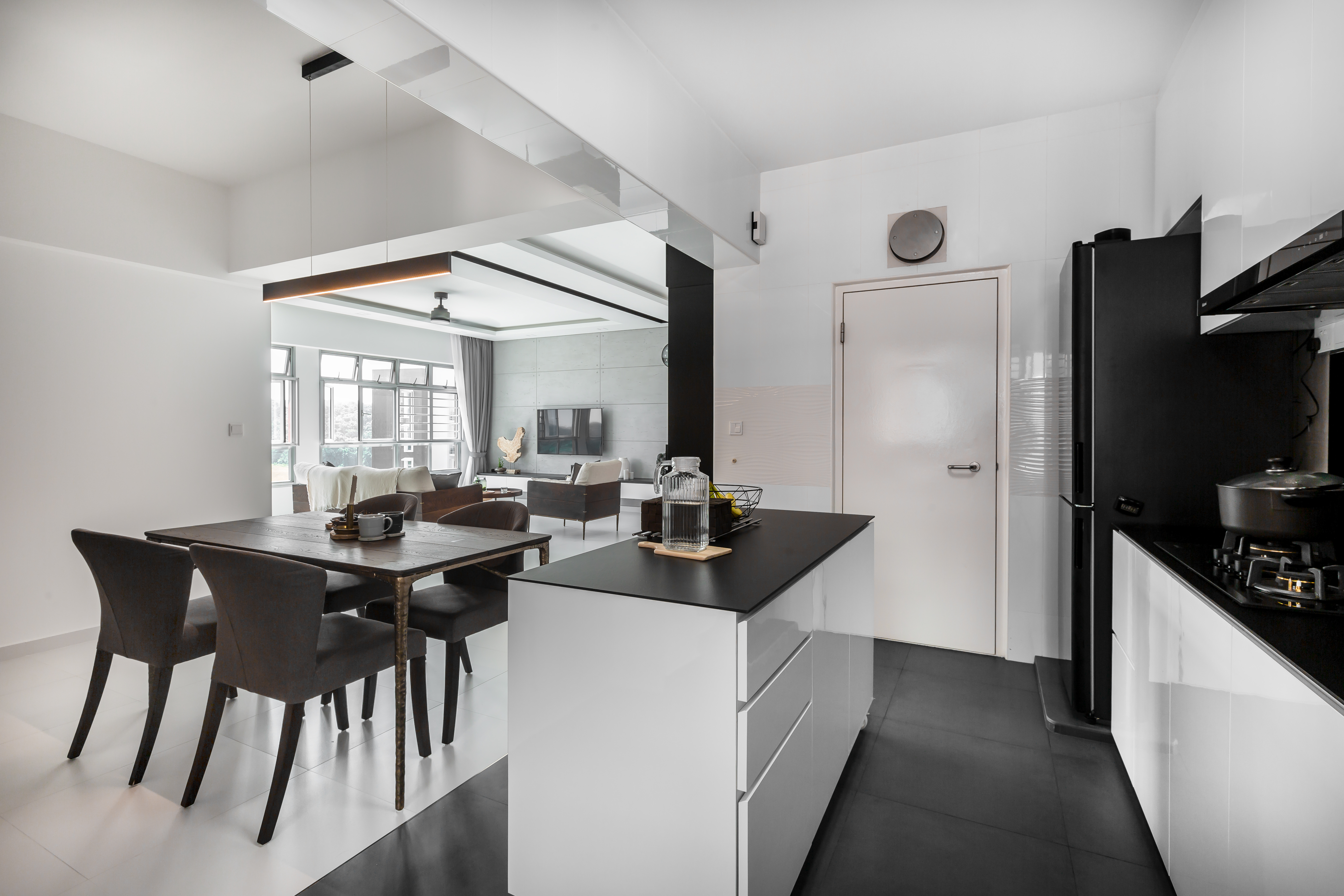 Modern Design - Dining Room - HDB 5 Room - Design by U-Home Interior Design Pte Ltd