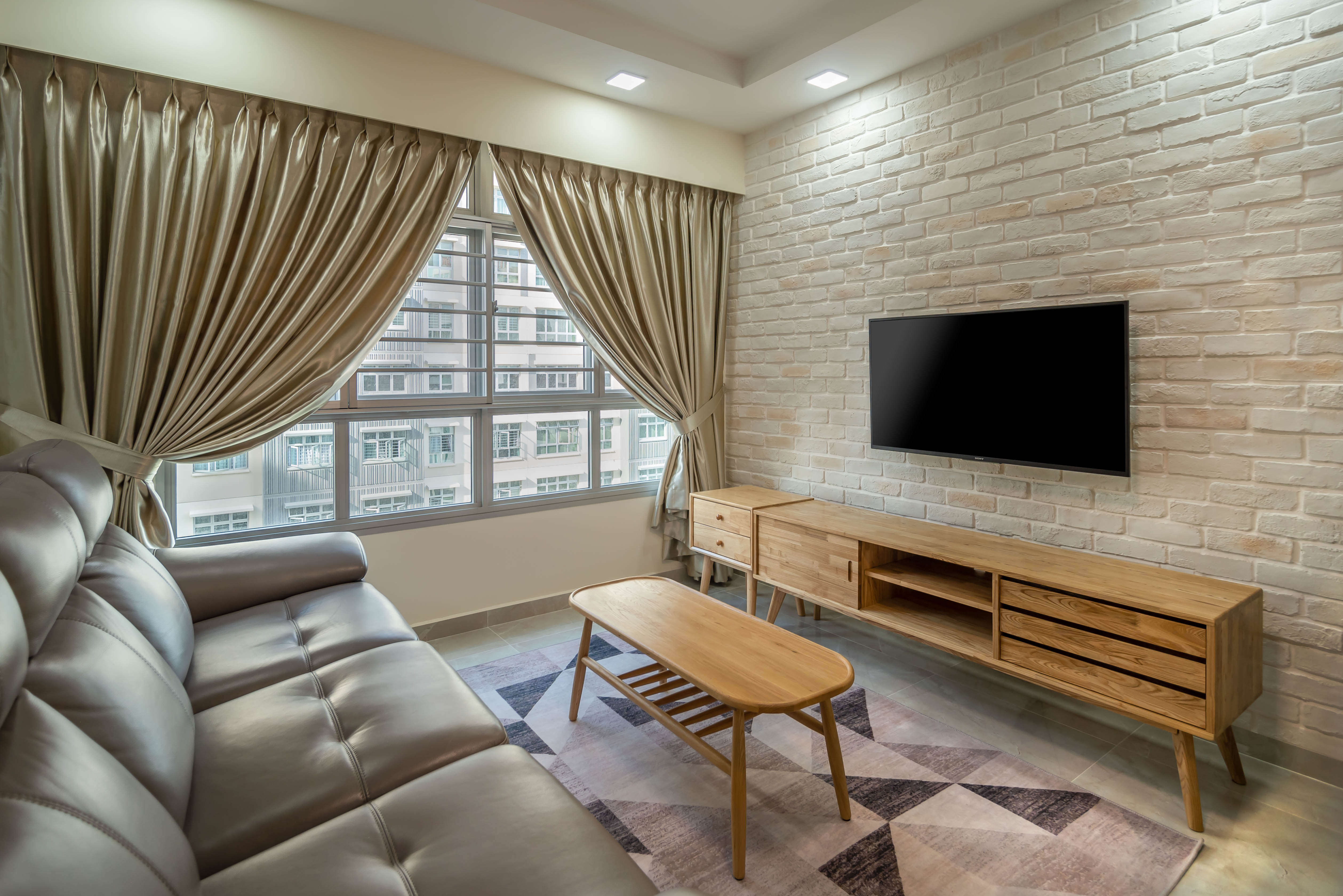  Design - Living Room - HDB 4 Room - Design by U-Home Interior Design Pte Ltd