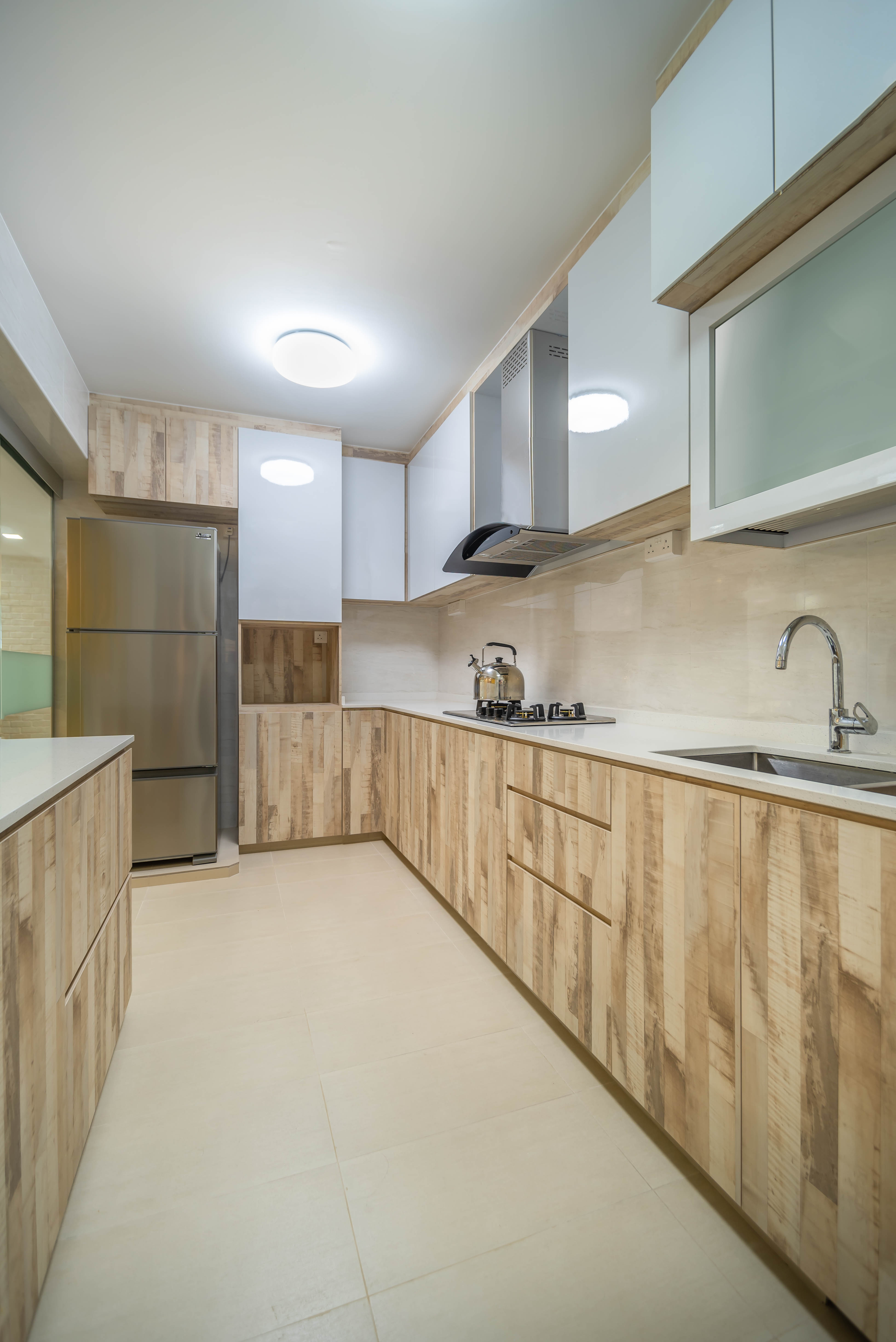  Design - Kitchen - HDB 4 Room - Design by U-Home Interior Design Pte Ltd