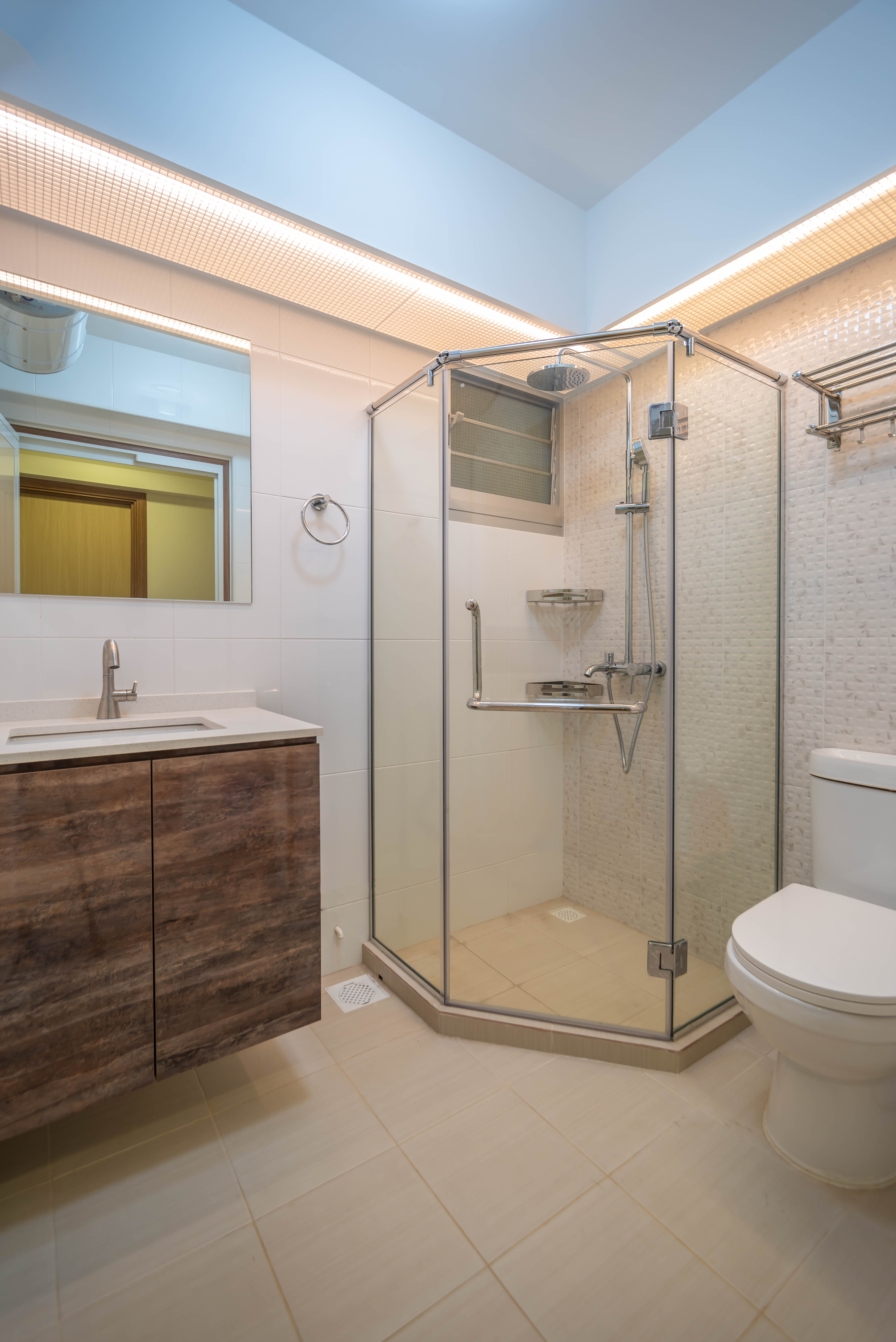  Design - Bathroom - HDB 4 Room - Design by U-Home Interior Design Pte Ltd