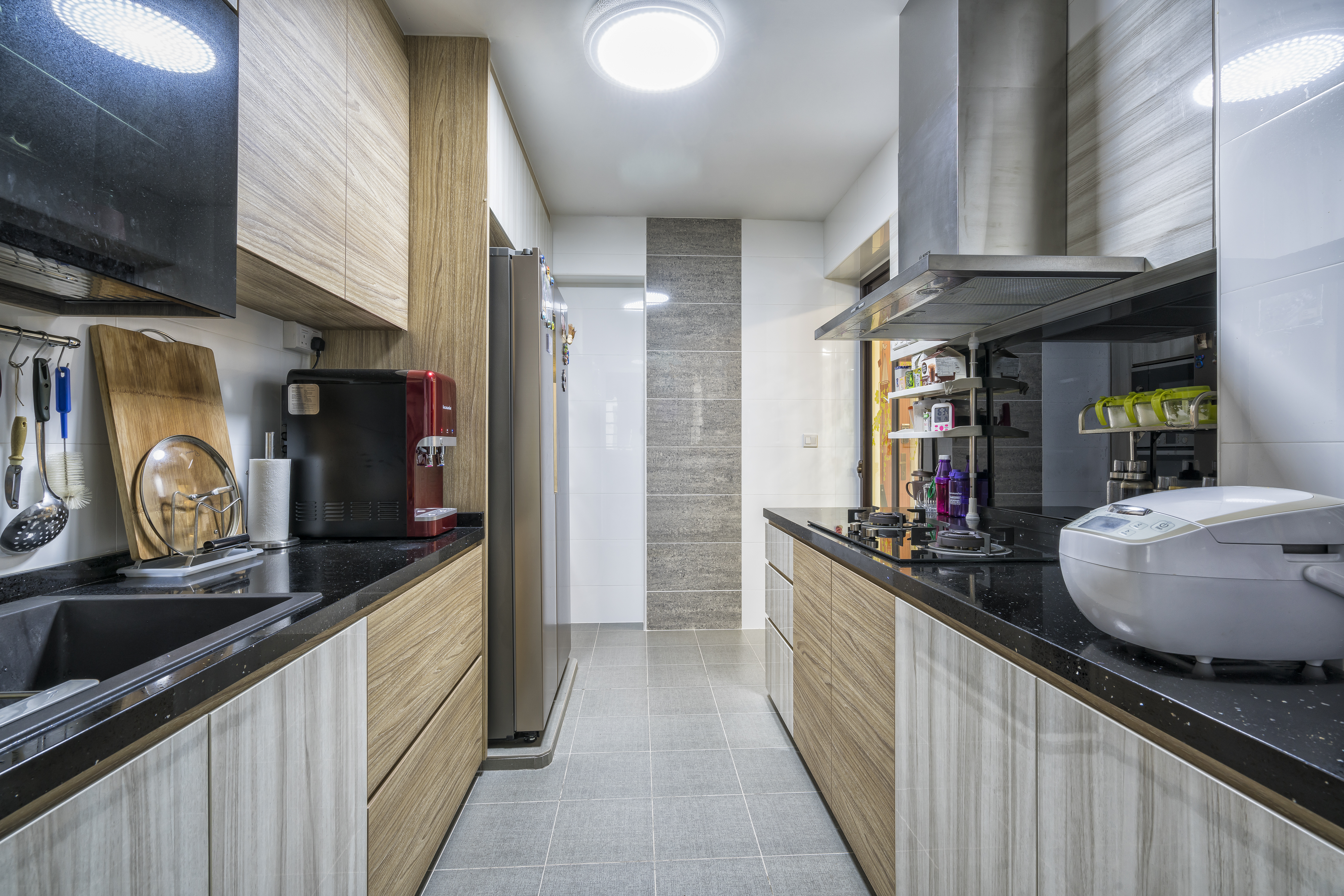 Modern Design - Kitchen - HDB 4 Room - Design by U-Home Interior Design Pte Ltd