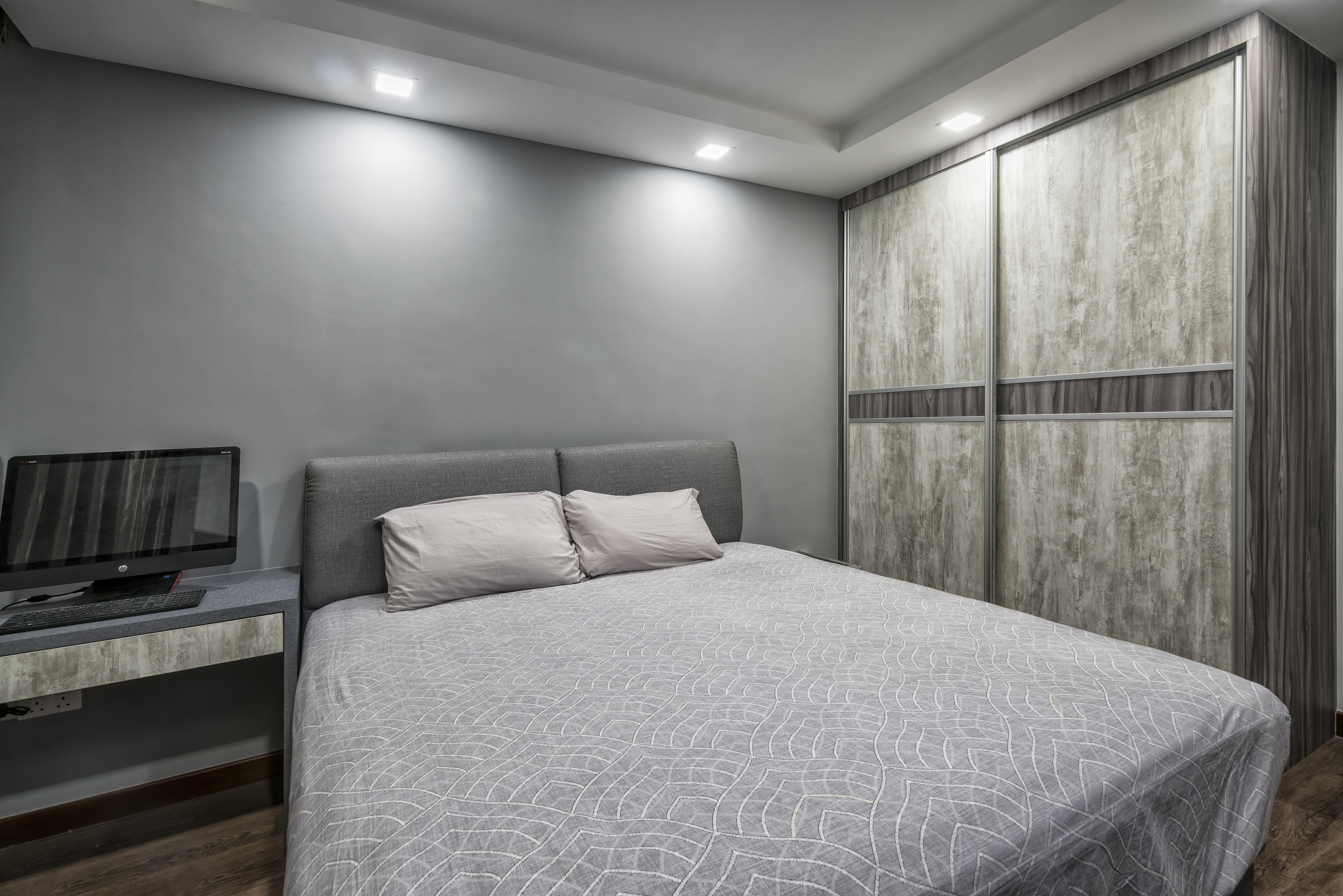 Modern Design - Bedroom - HDB 4 Room - Design by U-Home Interior Design Pte Ltd