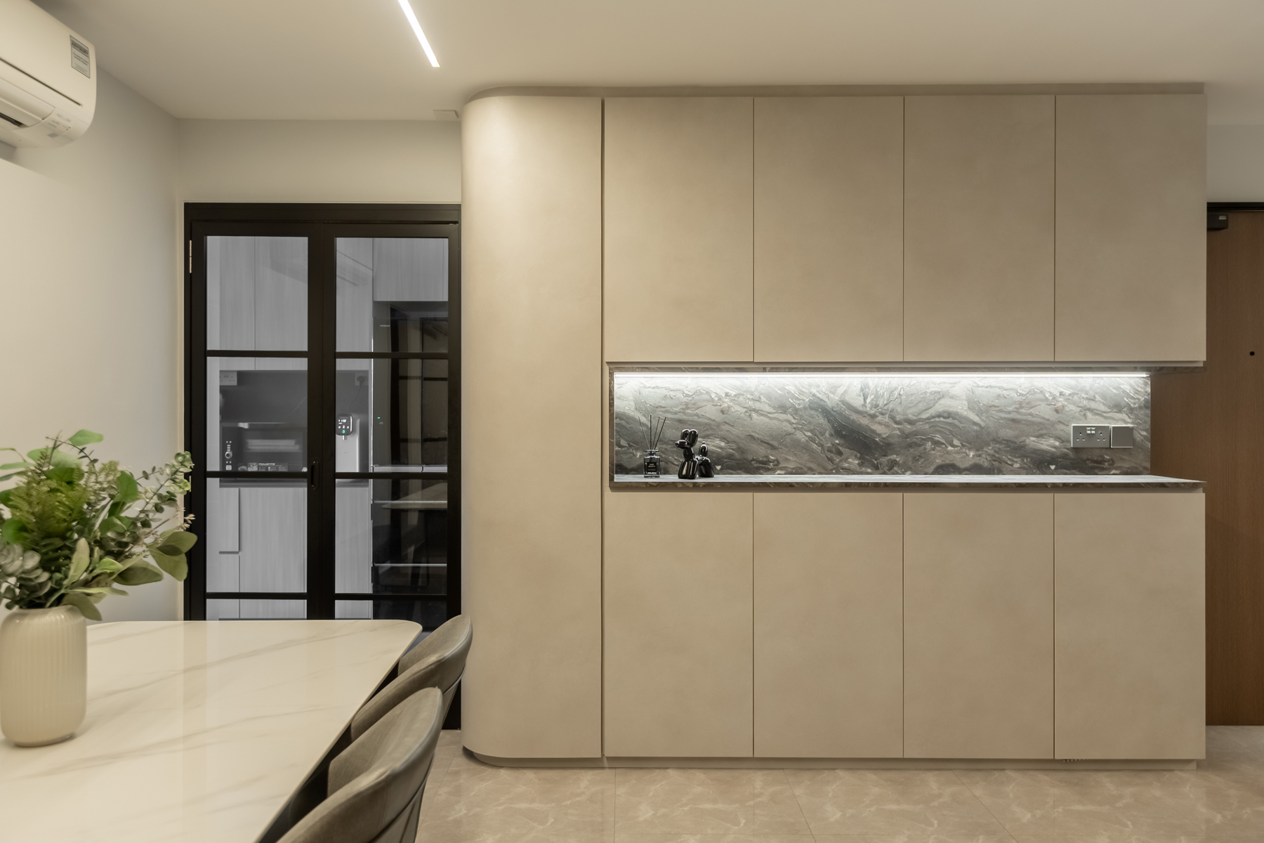Minimalist, Modern Design - Living Room - HDB 5 Room - Design by U-Home Interior Design Pte Ltd