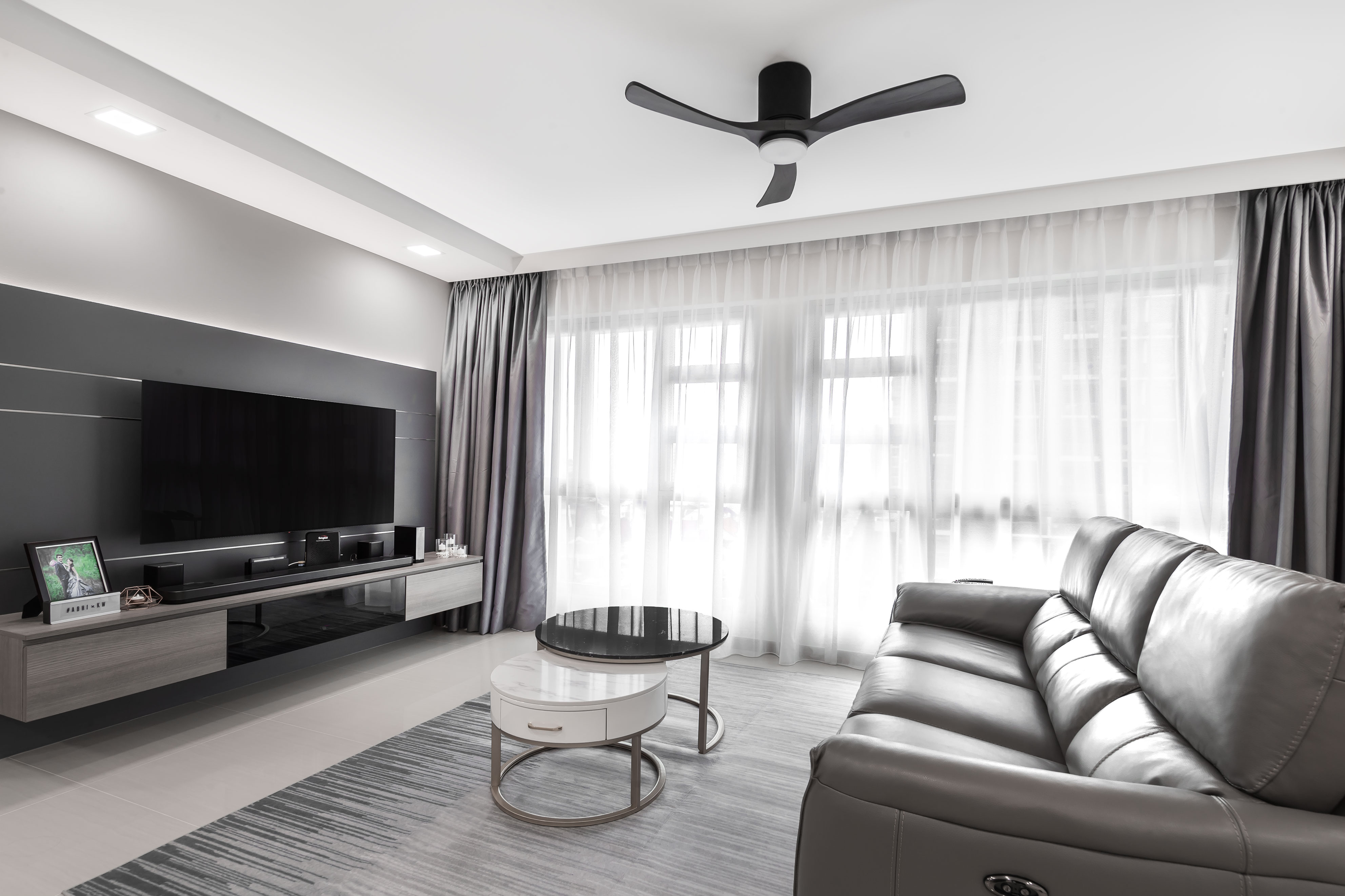 Modern Design - Living Room - HDB 5 Room - Design by U-Home Interior Design Pte Ltd