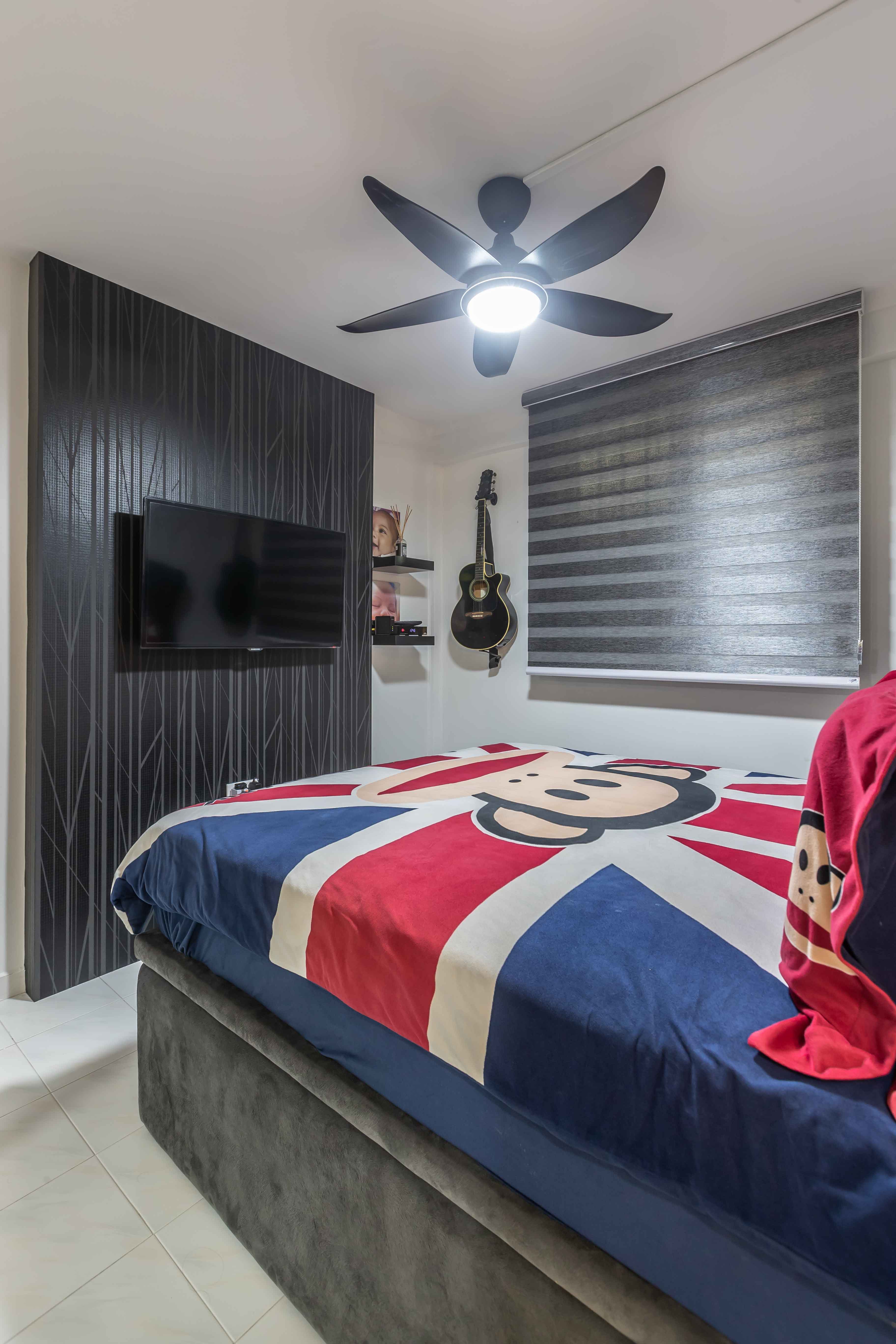 Modern Design - Bedroom - HDB 3 Room - Design by U-Home Interior Design Pte Ltd