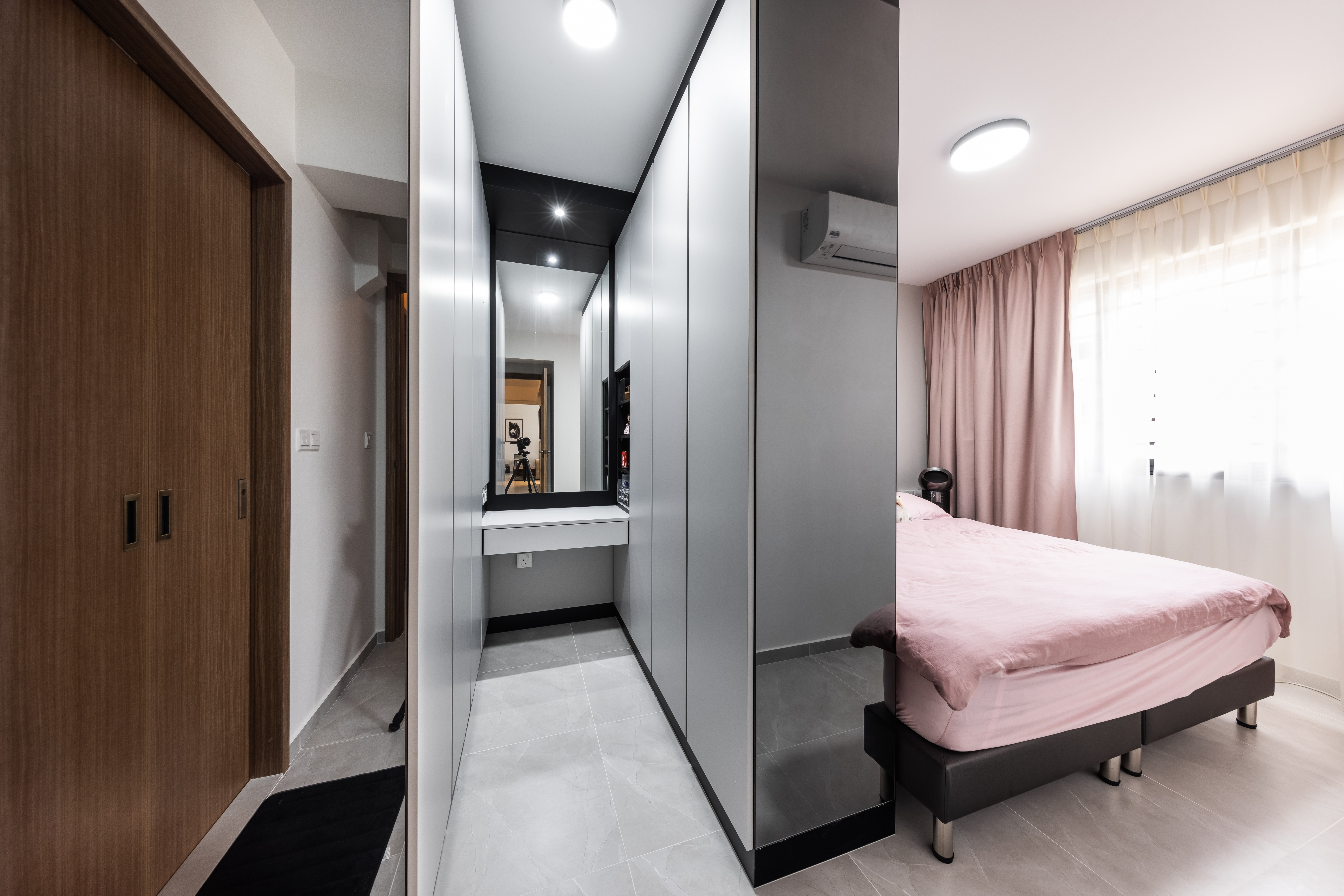 Contemporary, Industrial Design - Bedroom - HDB 5 Room - Design by U-Home Interior Design Pte Ltd