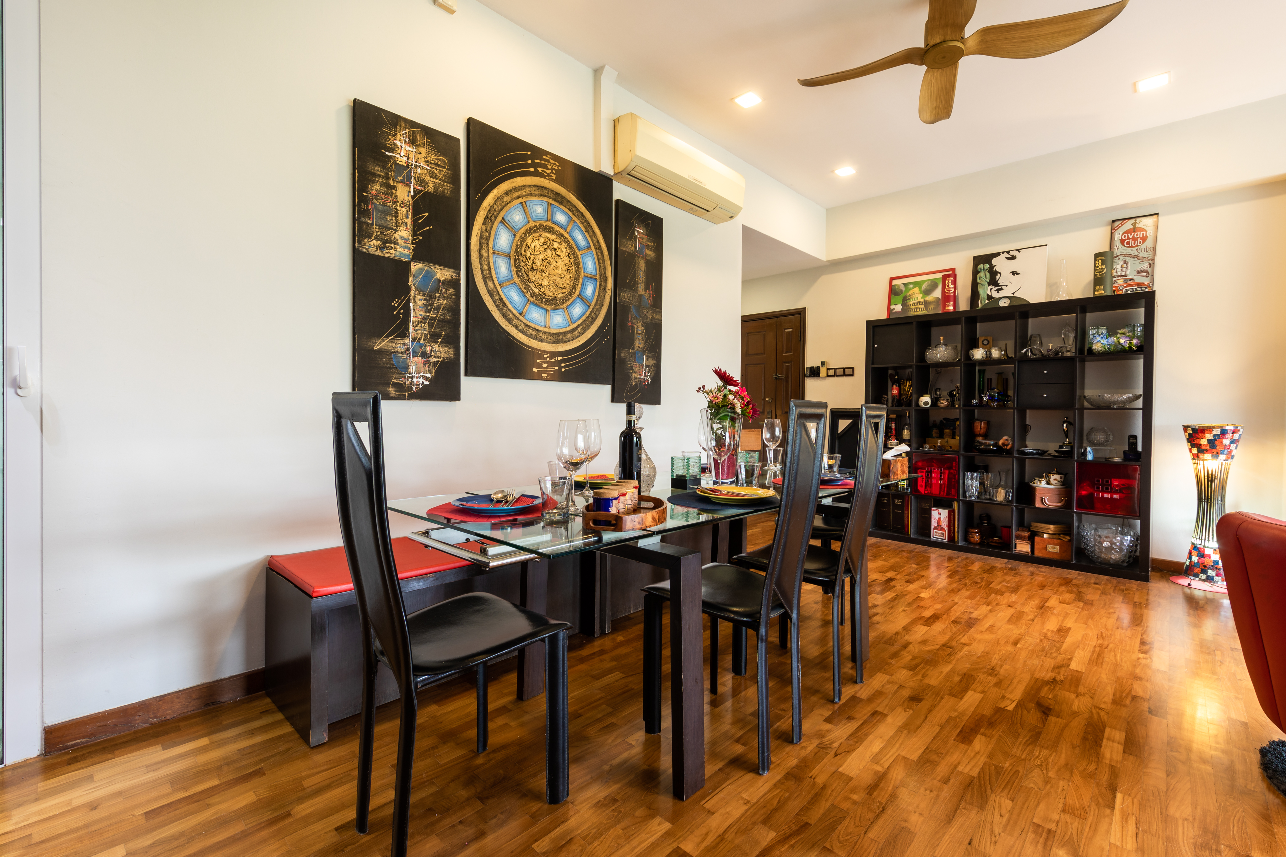 Rustic Design - Dining Room - Condominium - Design by U-Home Interior Design Pte Ltd