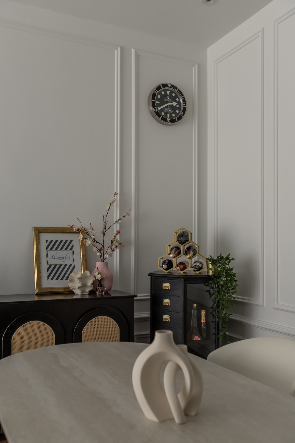 Country, Victorian, Vintage Design - Dining Room - Condominium - Design by U-Home Interior Design Pte Ltd