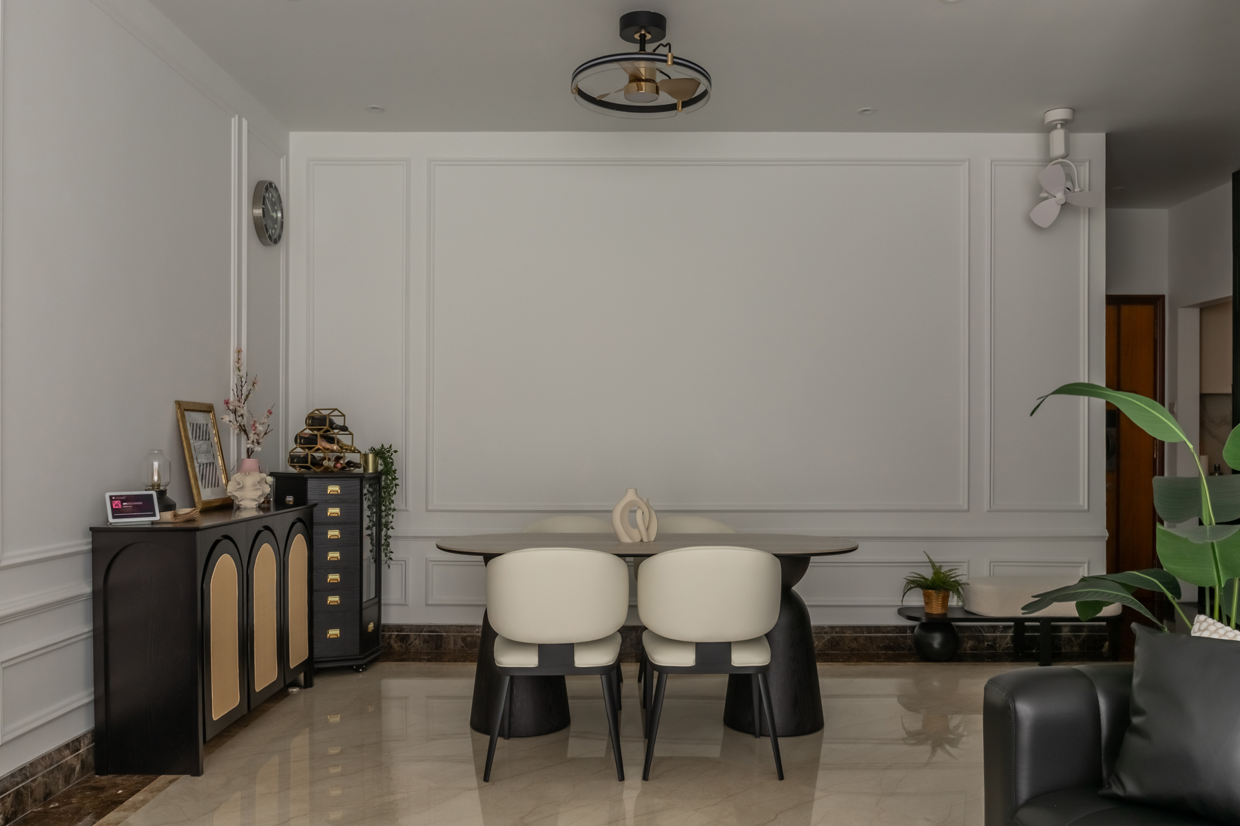 Country, Victorian, Vintage Design - Dining Room - Condominium - Design by U-Home Interior Design Pte Ltd